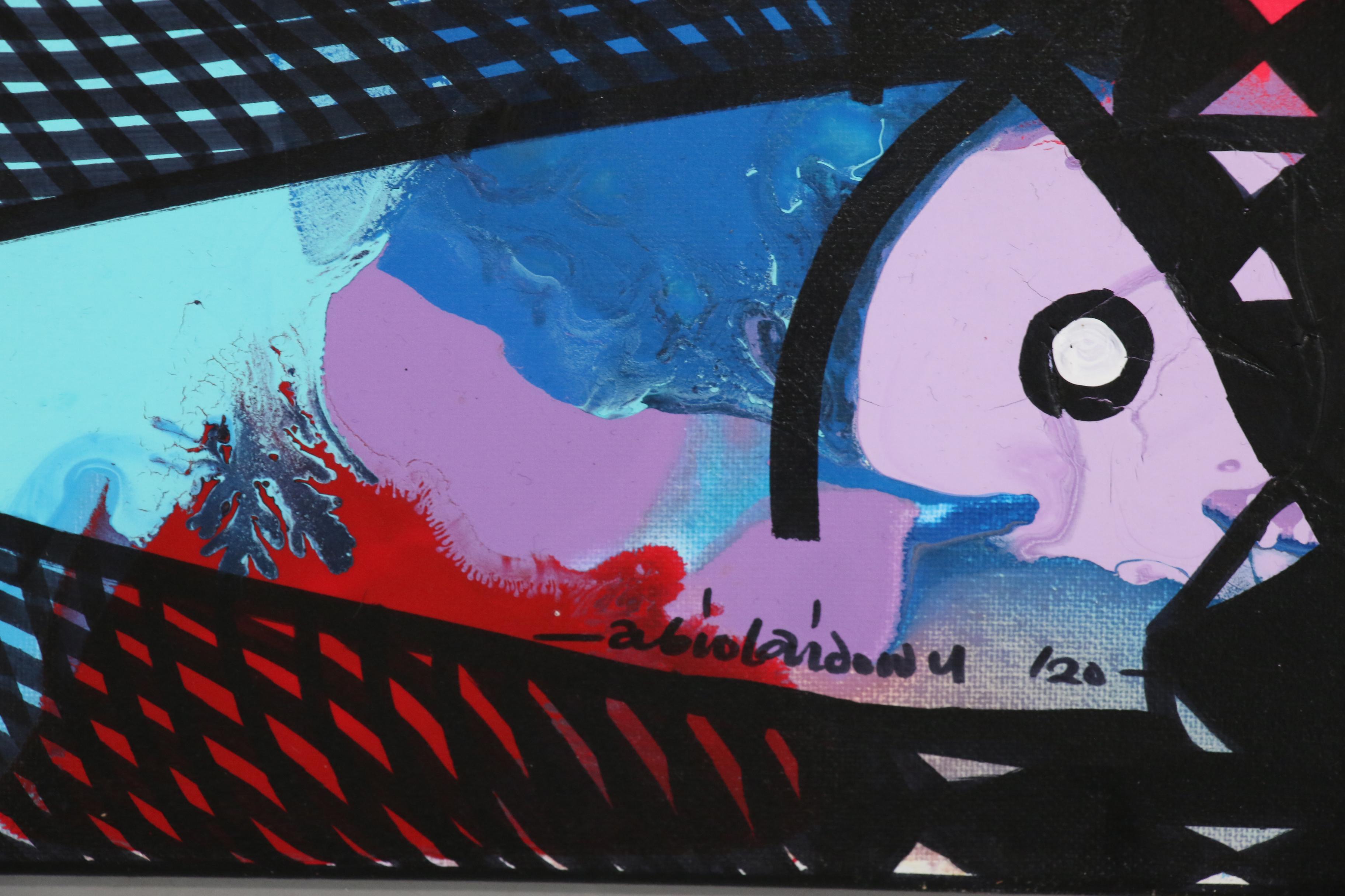 Abiola Idowu Mixed Media Painting "Leviticus"