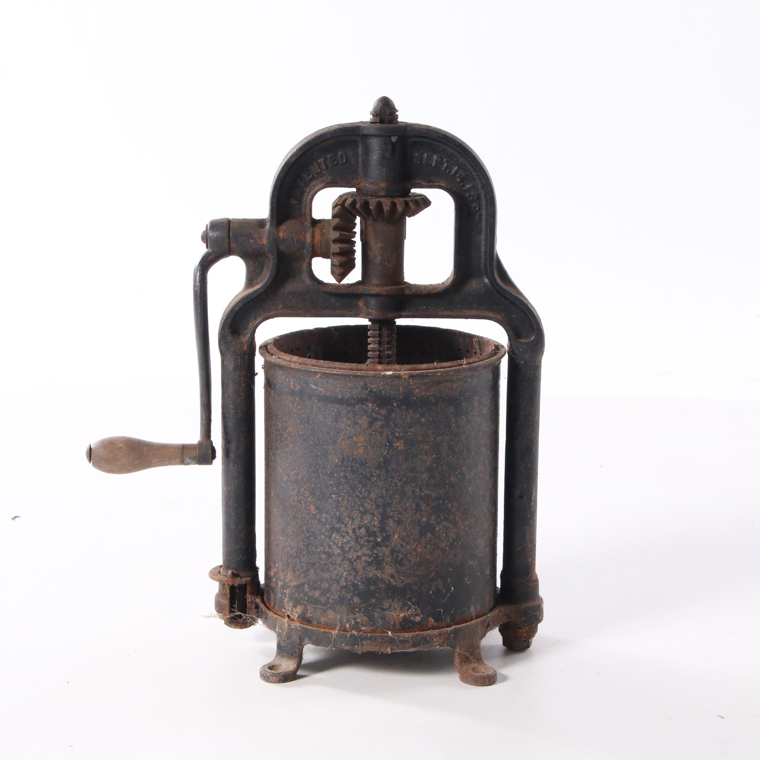 Cast Iron Simmons Sausage Stuffer and WL Davey Water Pump