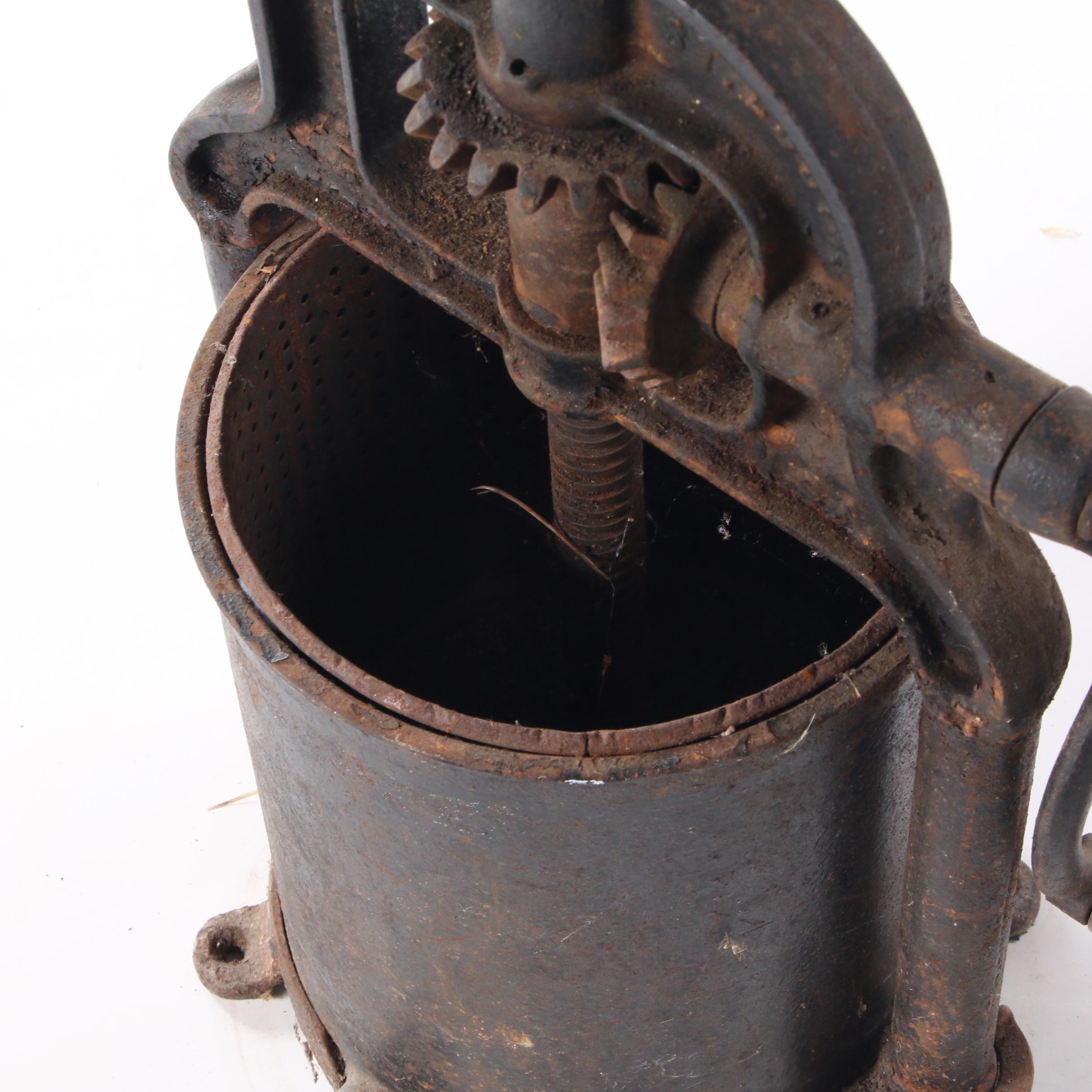 Cast Iron Simmons Sausage Stuffer and WL Davey Water Pump