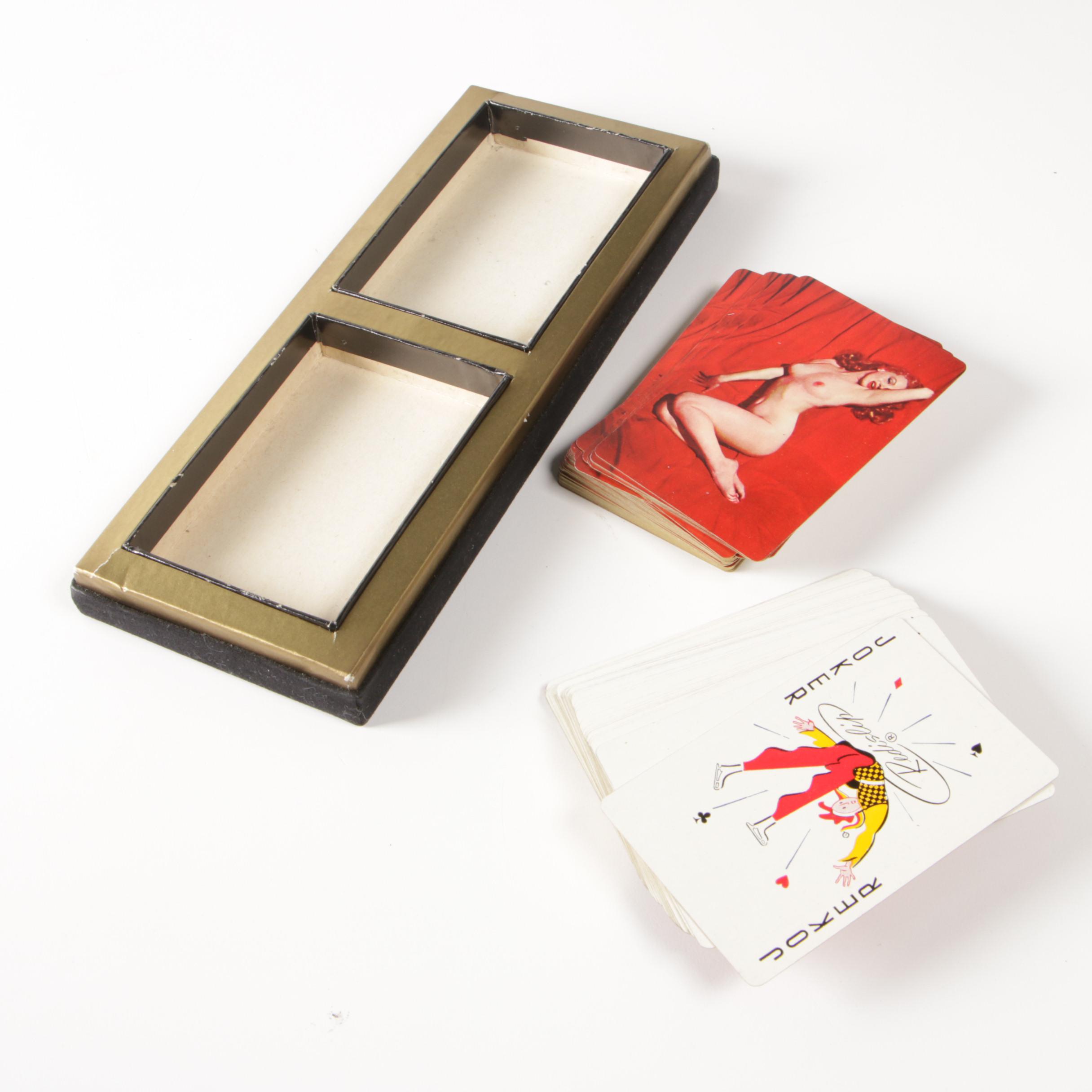 Marilyn Monroe Nude Playing Cards Two Deck Set by Tom Kelley Studios