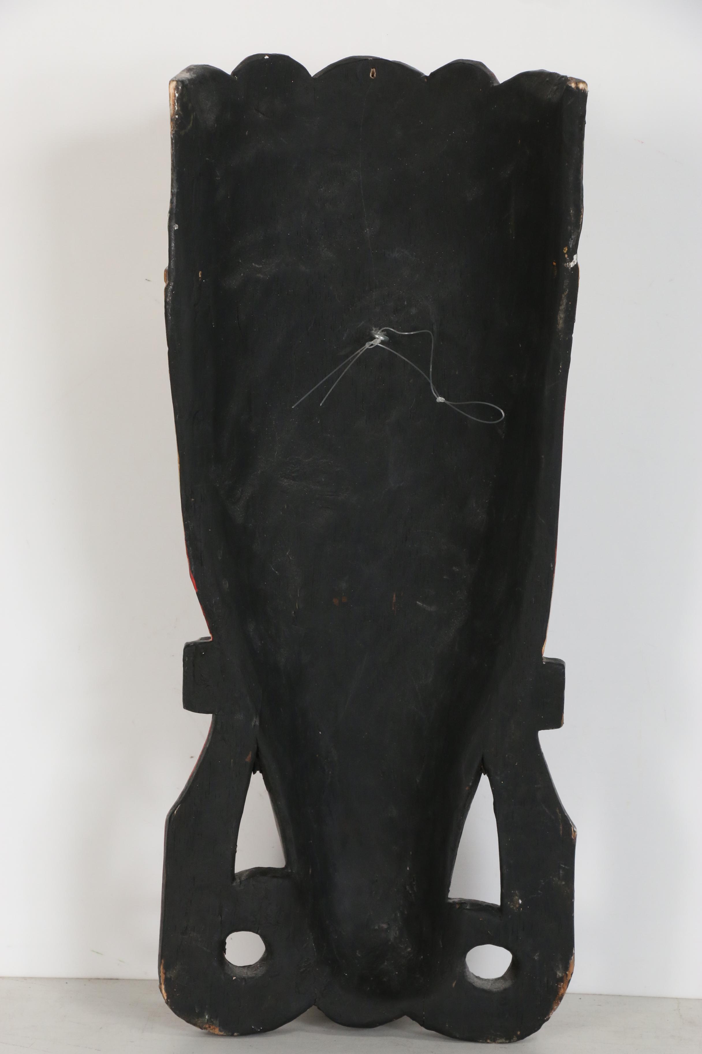 Papau New Guinea Wood Painted Mask