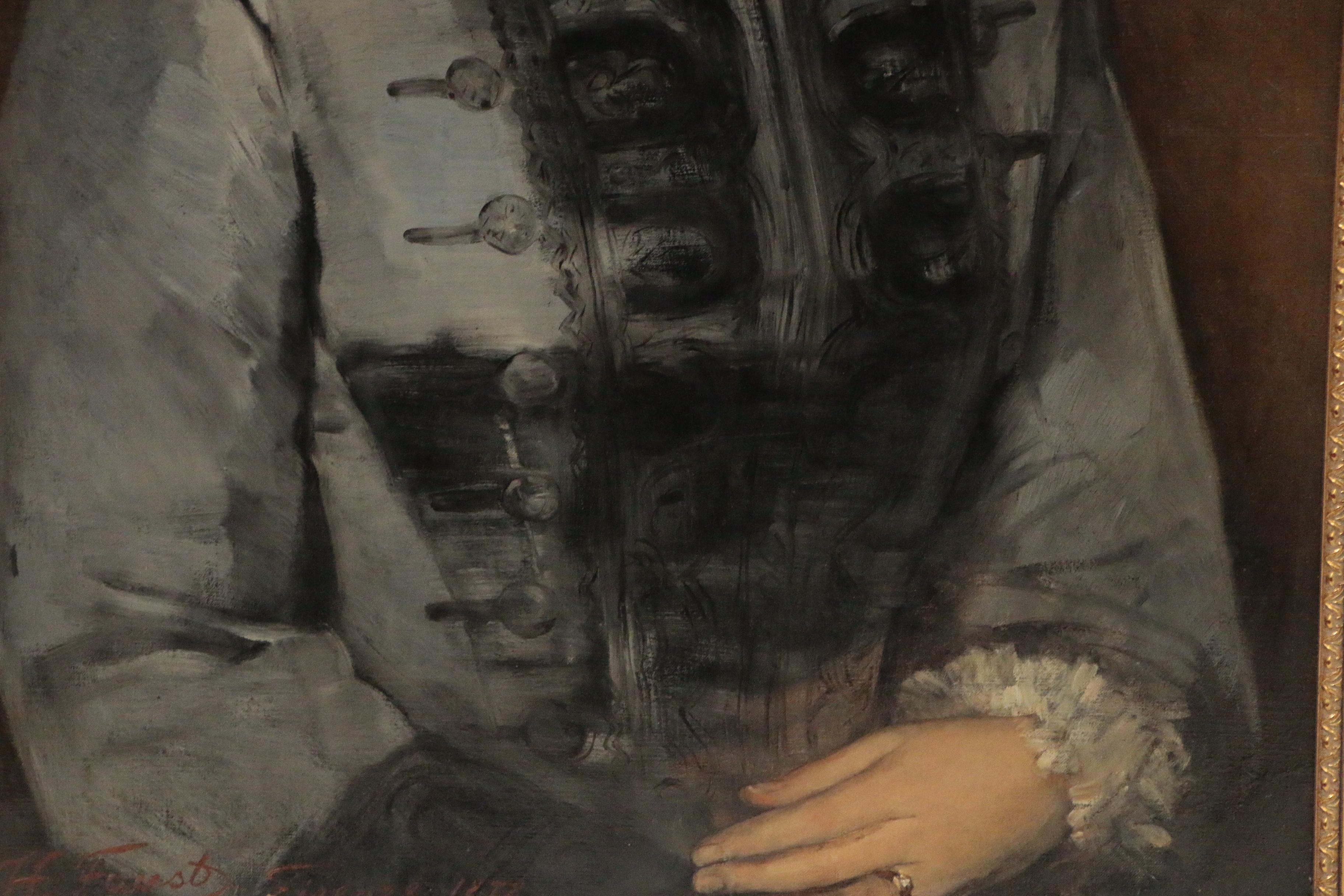 Heinrich Faust Oil Painting "Firenze," 1878