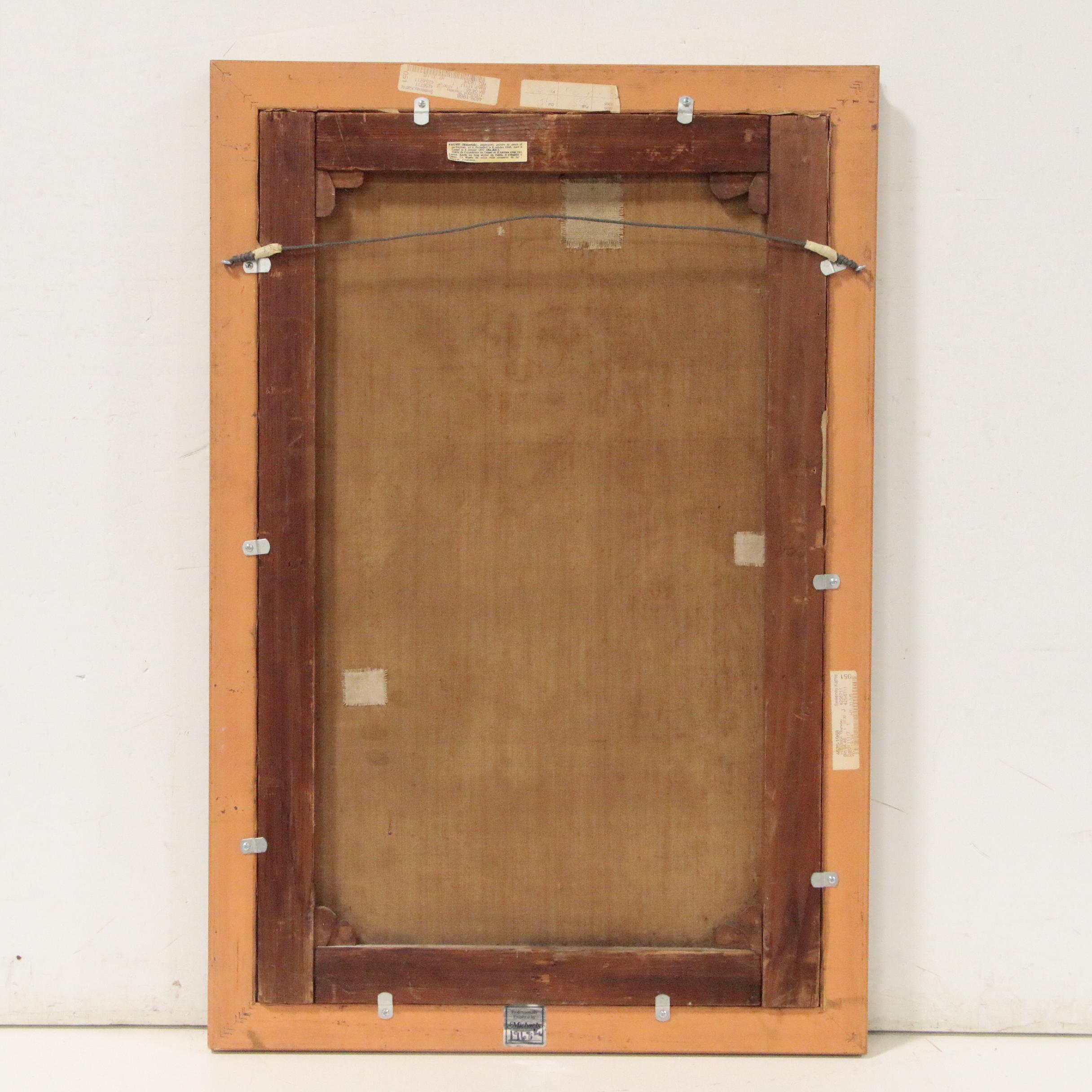 Heinrich Faust Oil Painting "Firenze," 1878