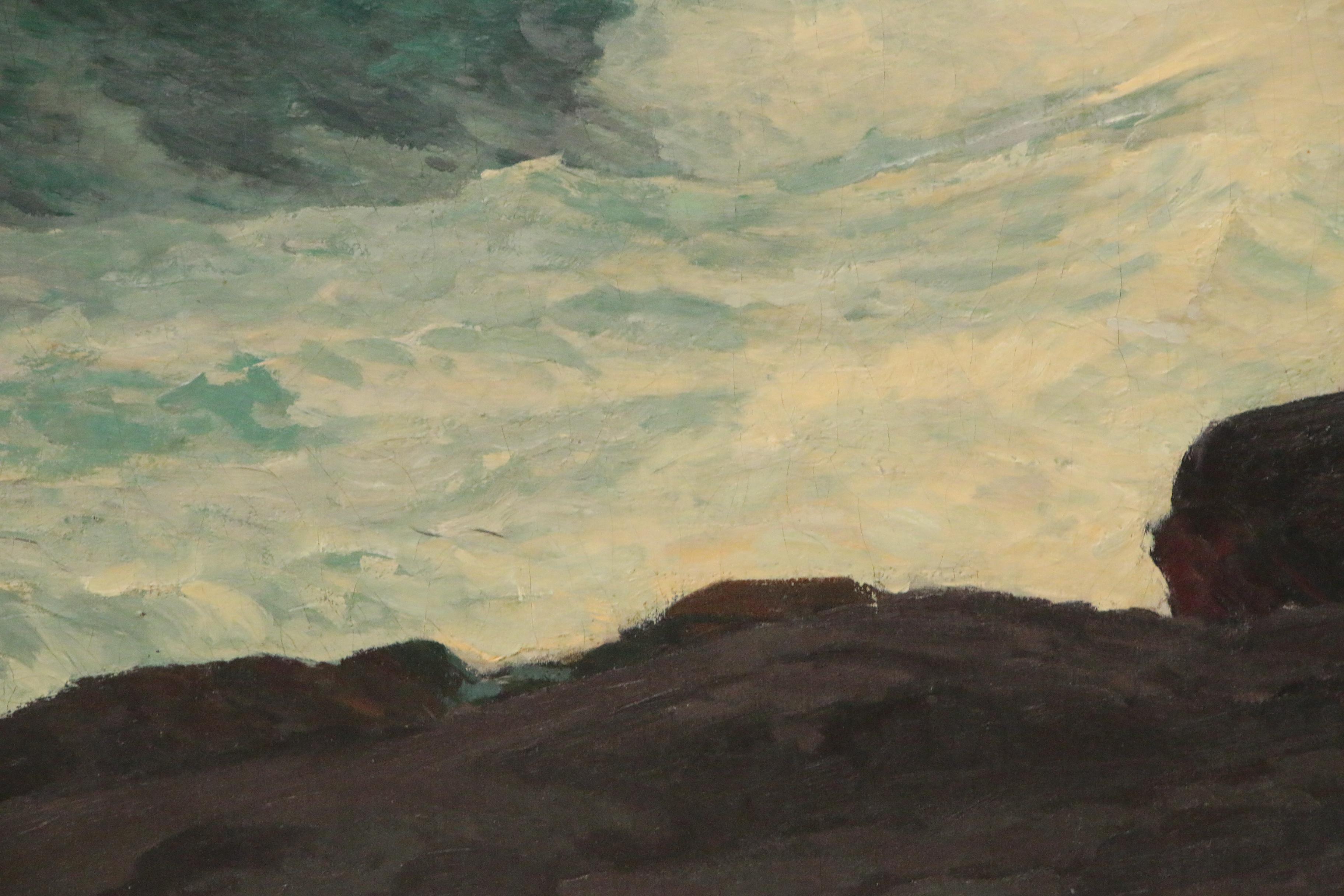 Paul Dougherty Seascape Oil Painting, 1905
