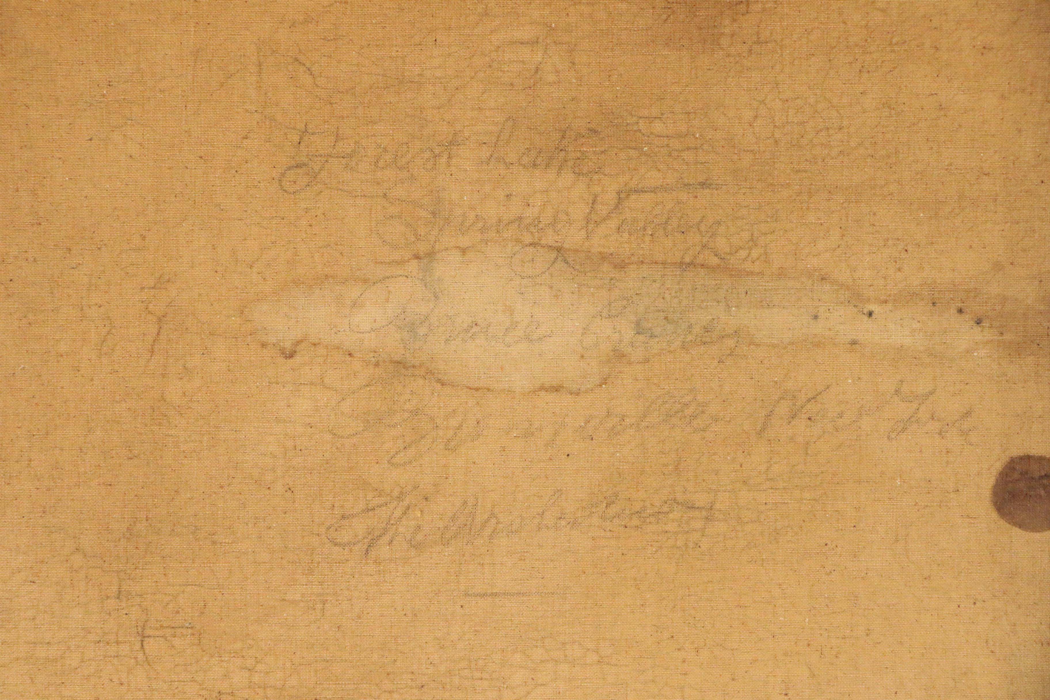 Oil Painting Attributed to Bruce Crane "Forest Lake, Spring Valley"