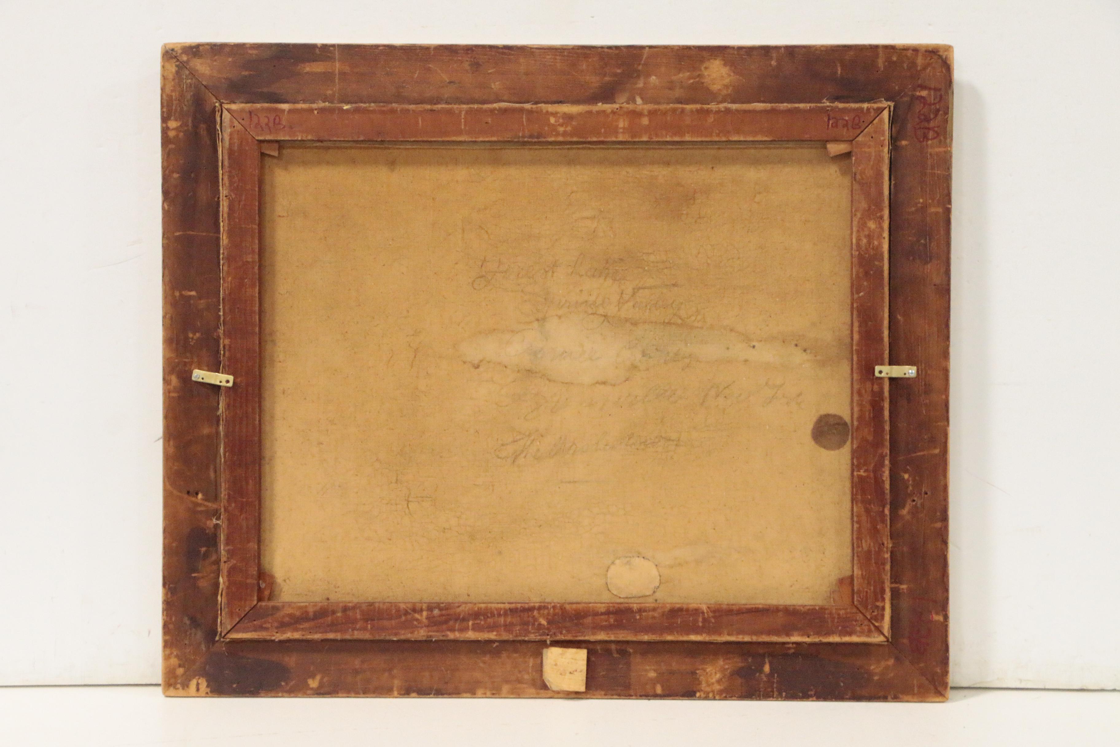 Oil Painting Attributed to Bruce Crane "Forest Lake, Spring Valley"