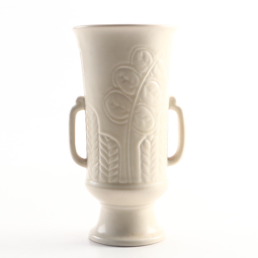 Ruben Earl Menzel Rookwood Pottery Cream Matte Glaze Vase, 1937