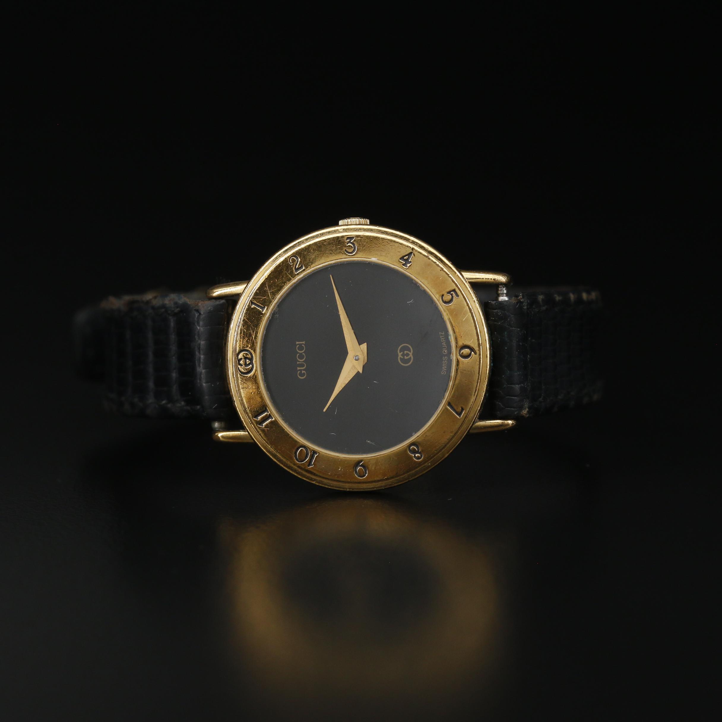 Vintage Gucci 3000L Gold Tone Quartz Watch