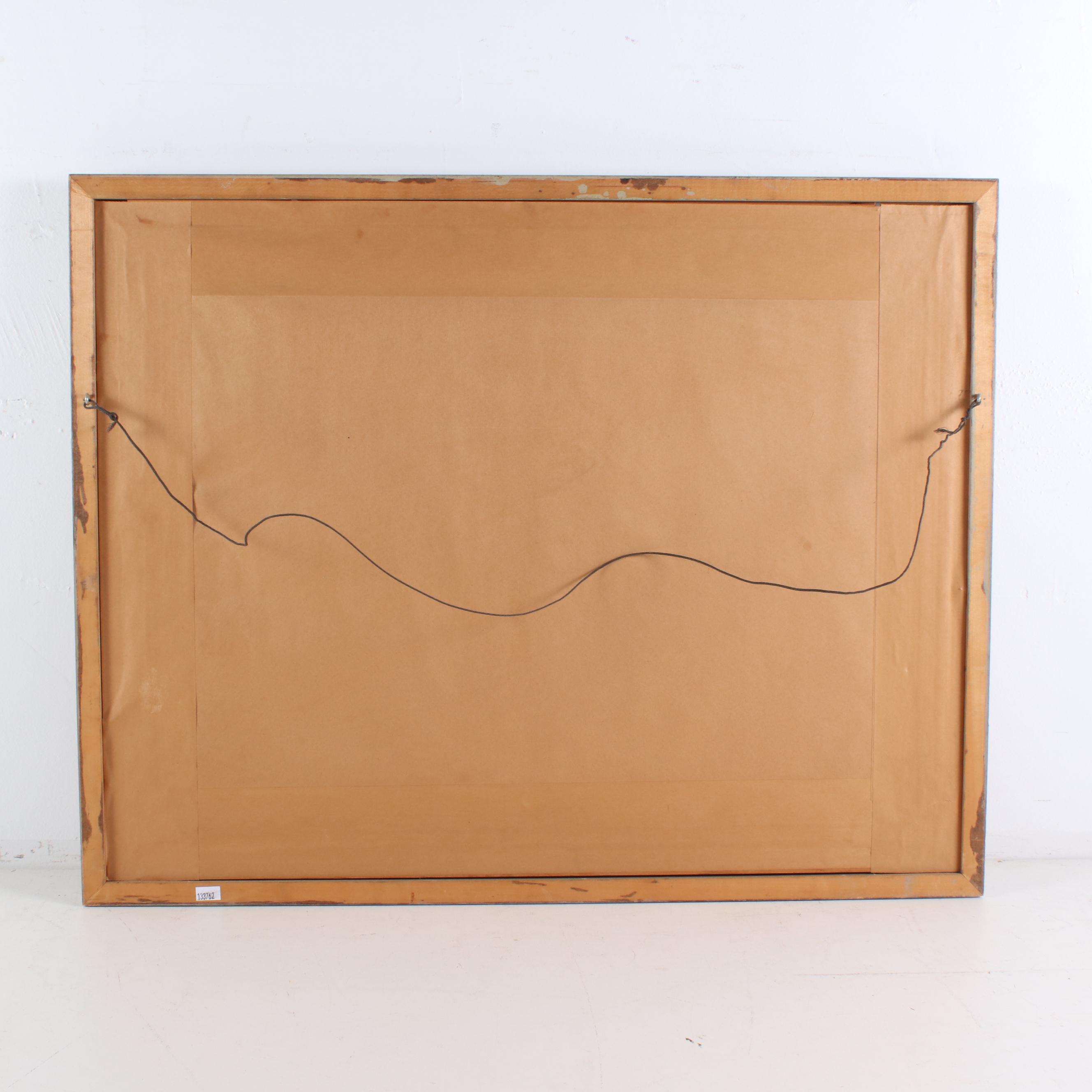 Oil Painting of Gilbert's Shoe Store