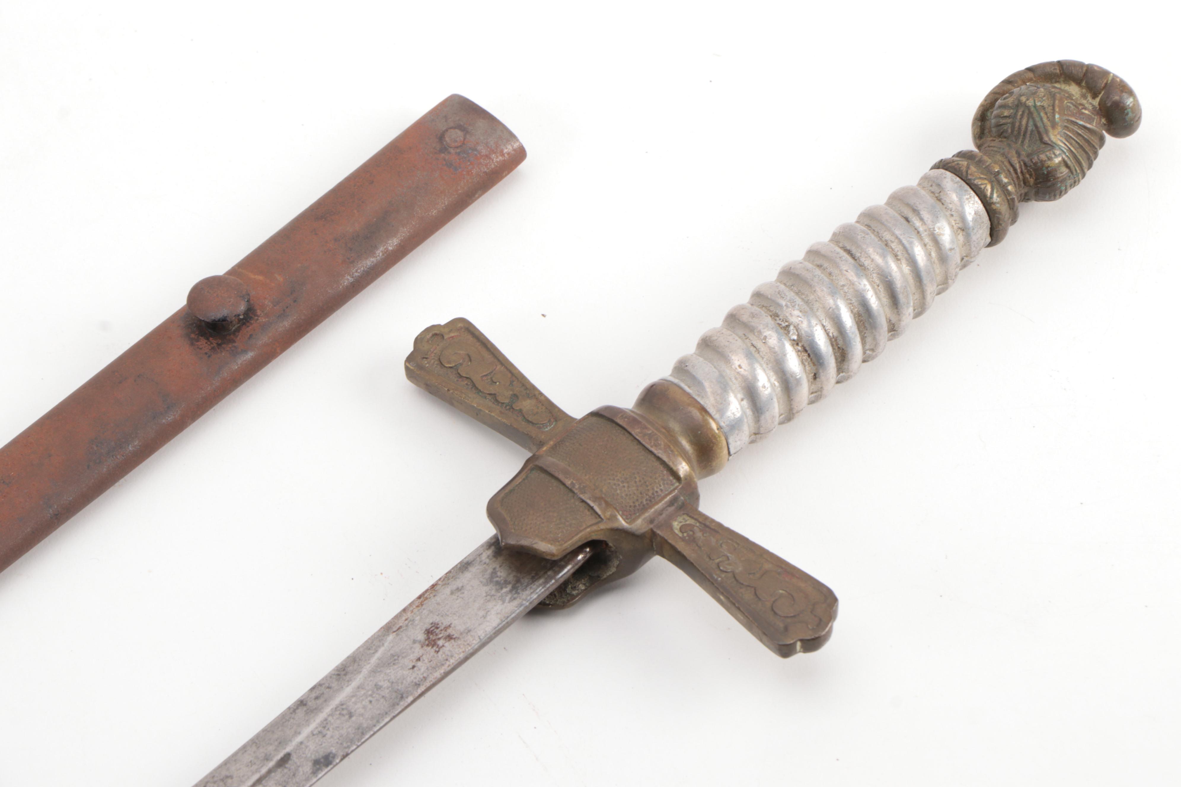 Ceremonial Knights of Pythias Swords with Scabbards, Early 20th Century