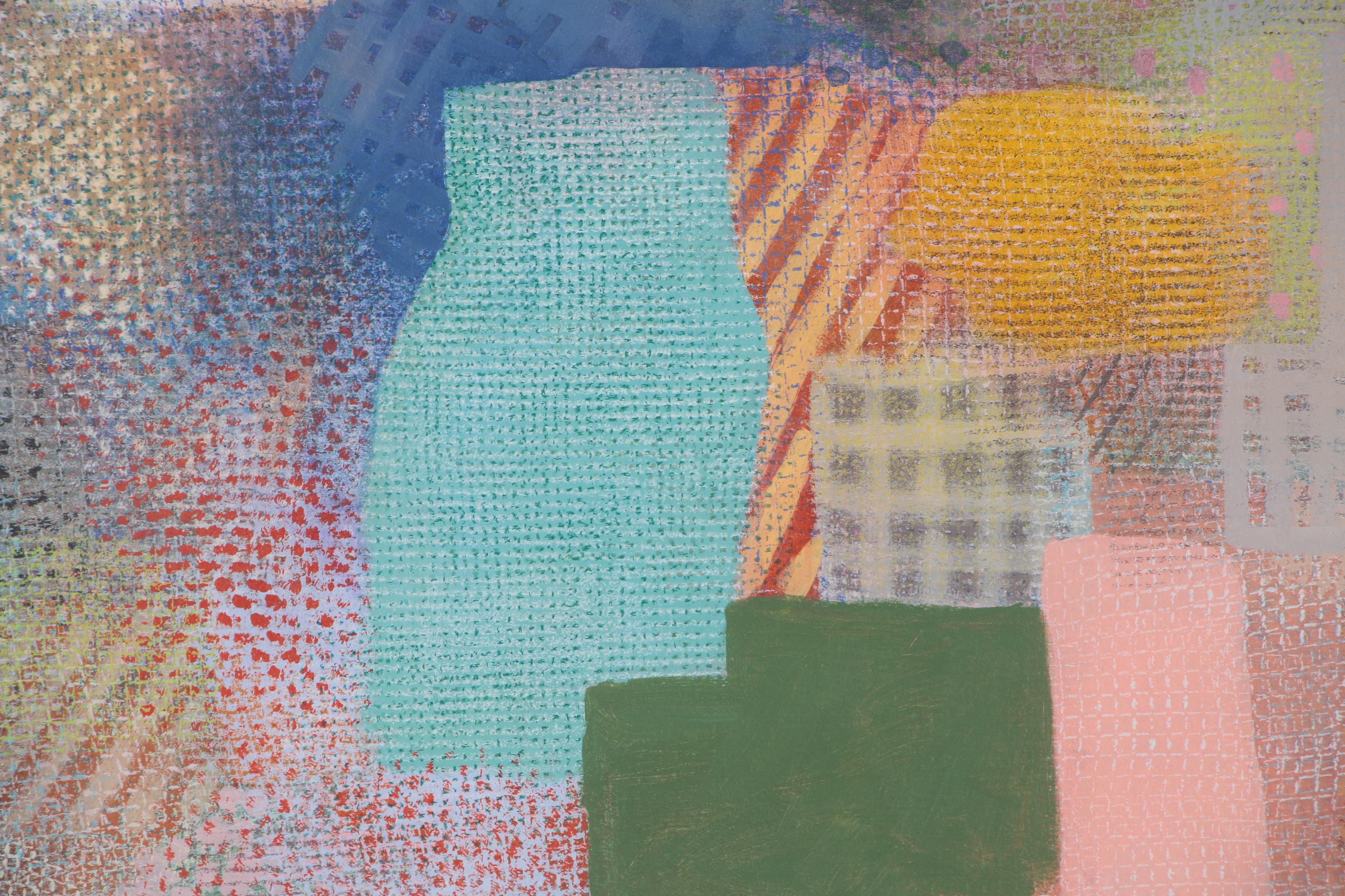 Robert Natkin Monumental Abstract Acrylic Painting "Hitchcock Series"