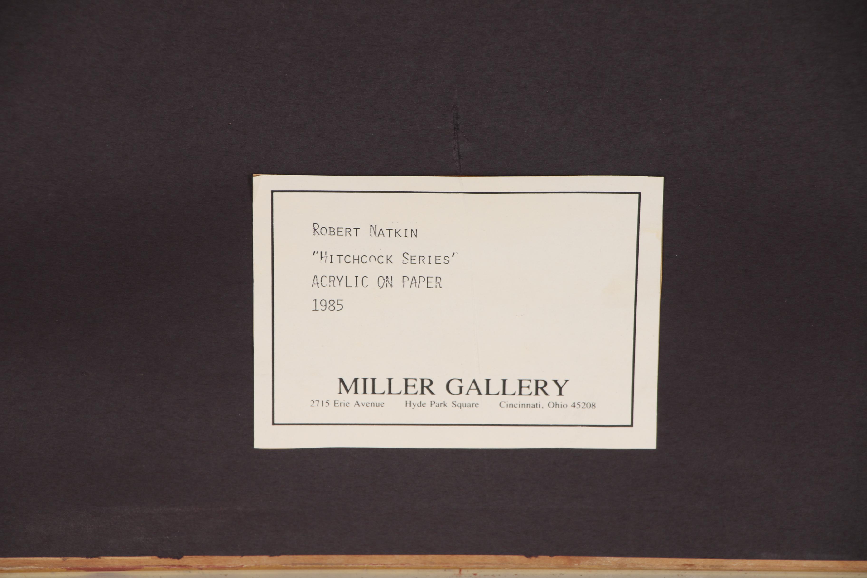 Robert Natkin Monumental Abstract Acrylic Painting "Hitchcock Series"