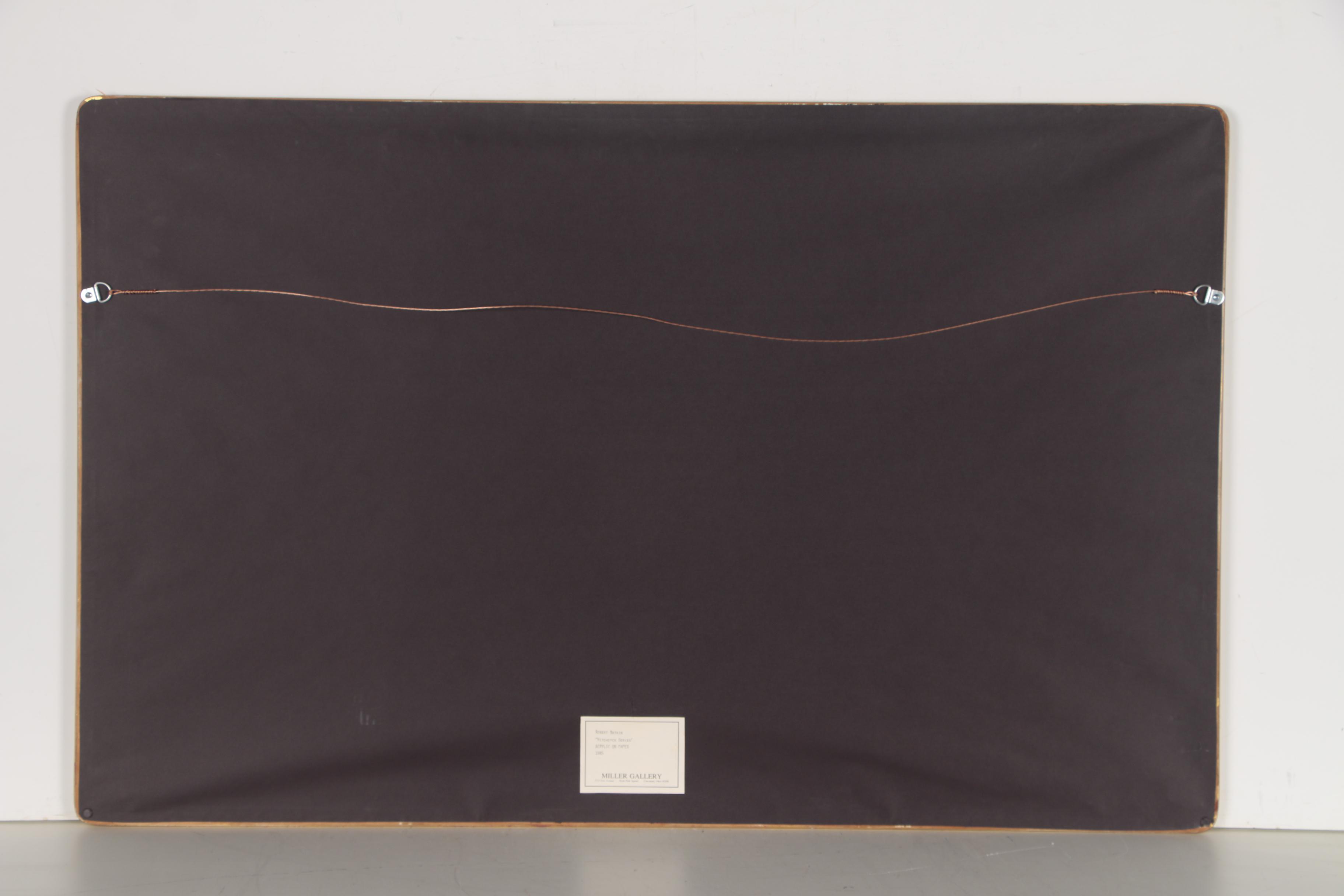 Robert Natkin Monumental Abstract Acrylic Painting "Hitchcock Series"