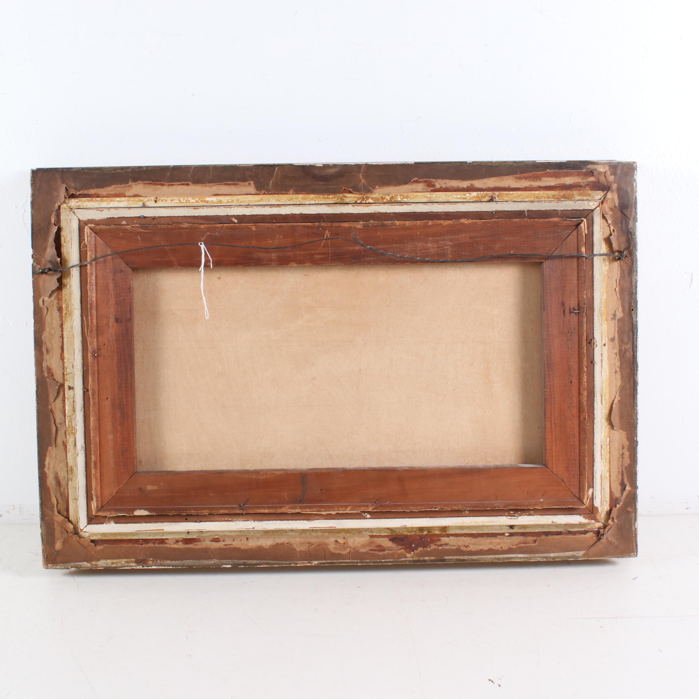 Hillside Forest Landscape Watercolor Painting, Late 19th to Early 20th Century