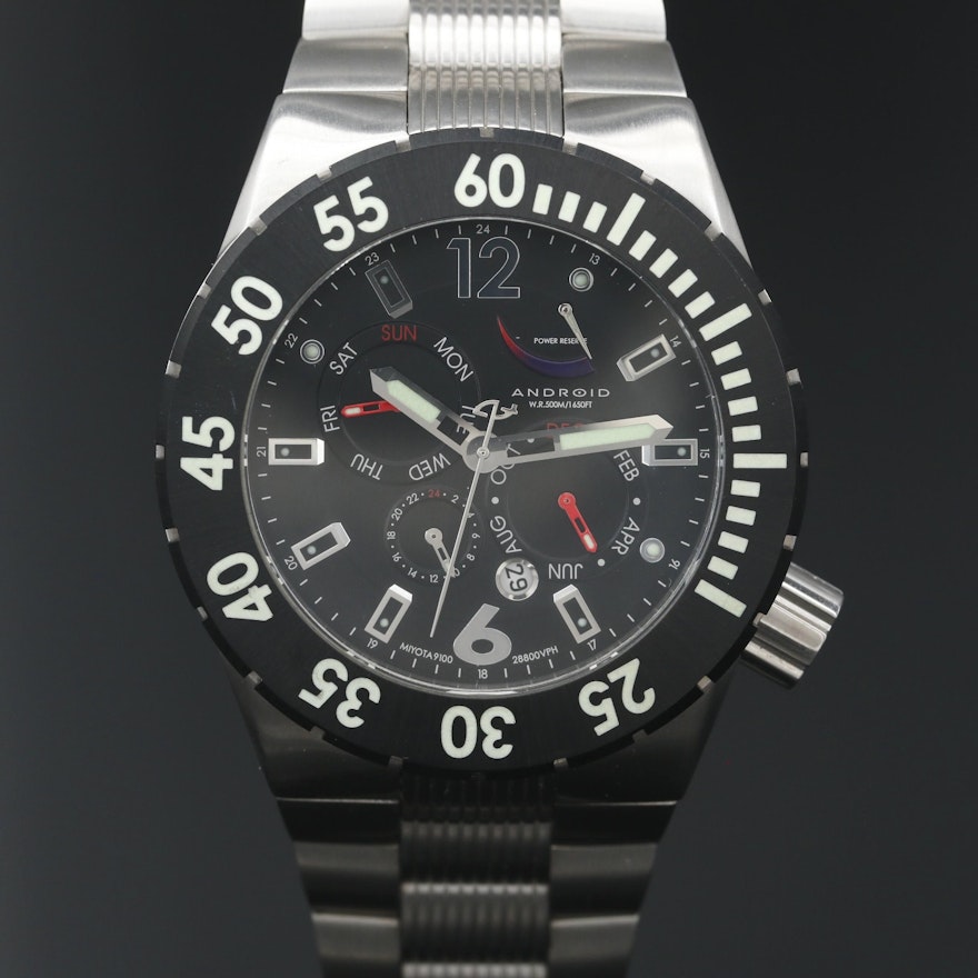 Android DM Contender Stainless Steel Automatic Wristwatch