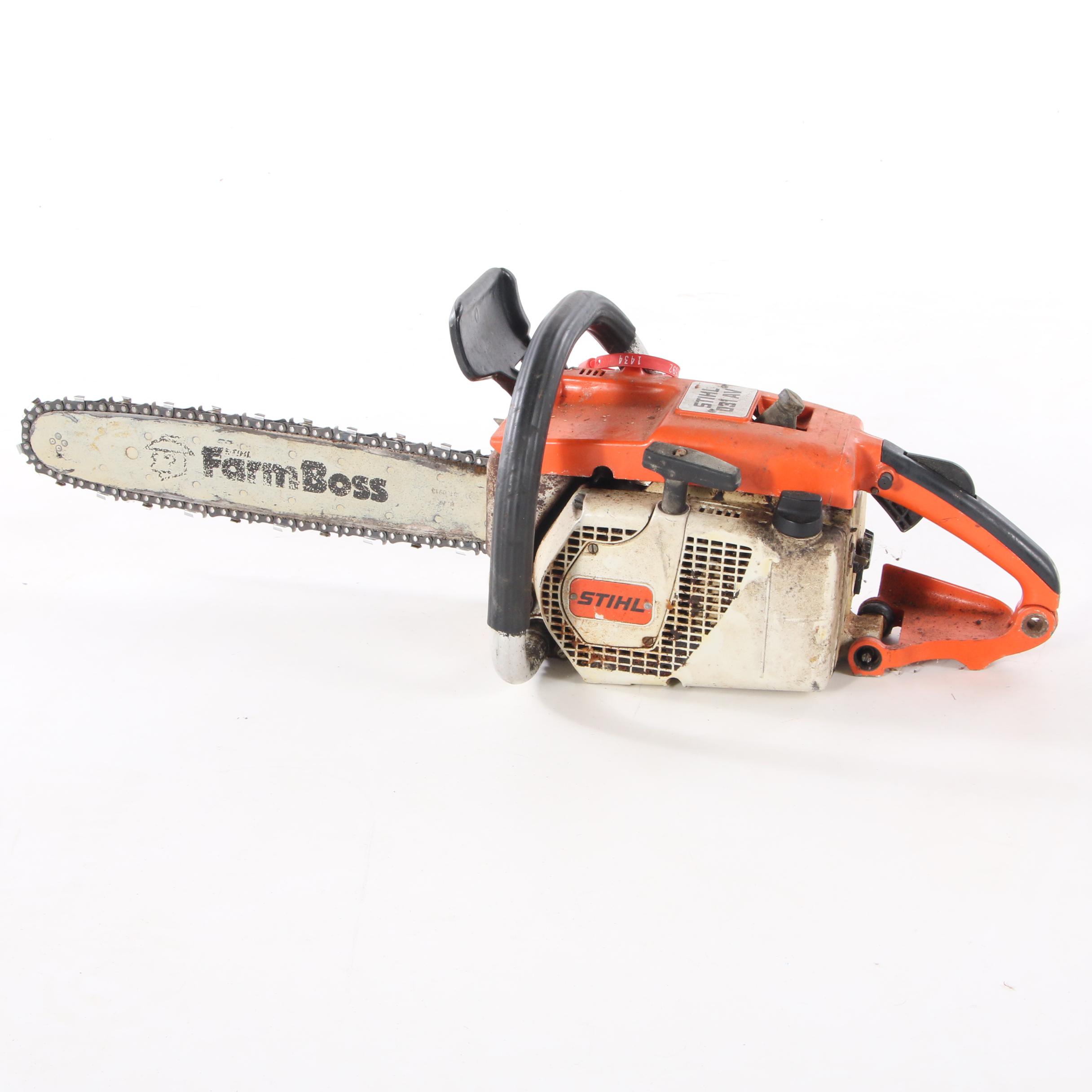 Stihl "Farm Boss" Gas Powered Chain Saw and "FS 66" Model Weed Trimmer