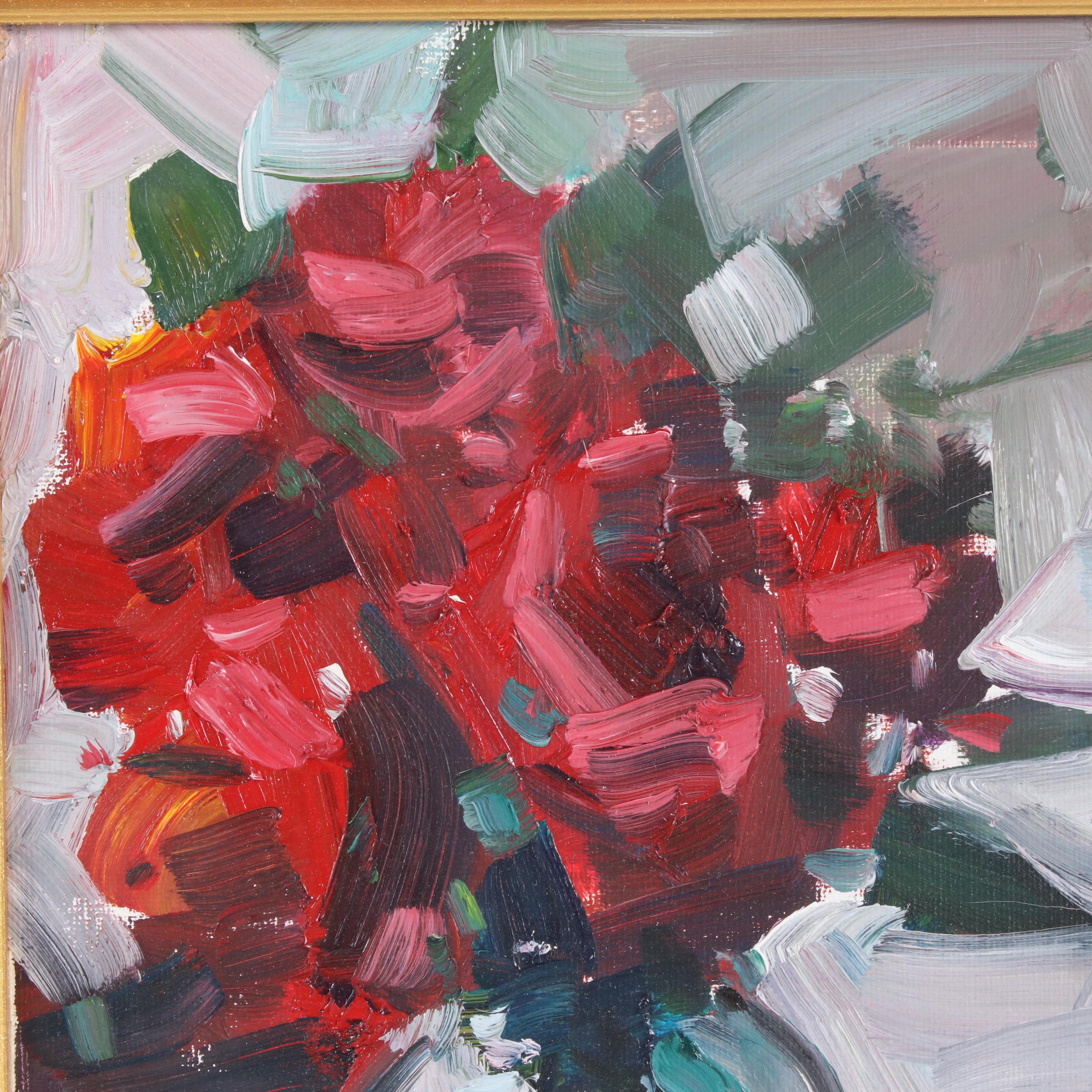 Jose Trujillo Oil Painting "Baby Roses", 2019