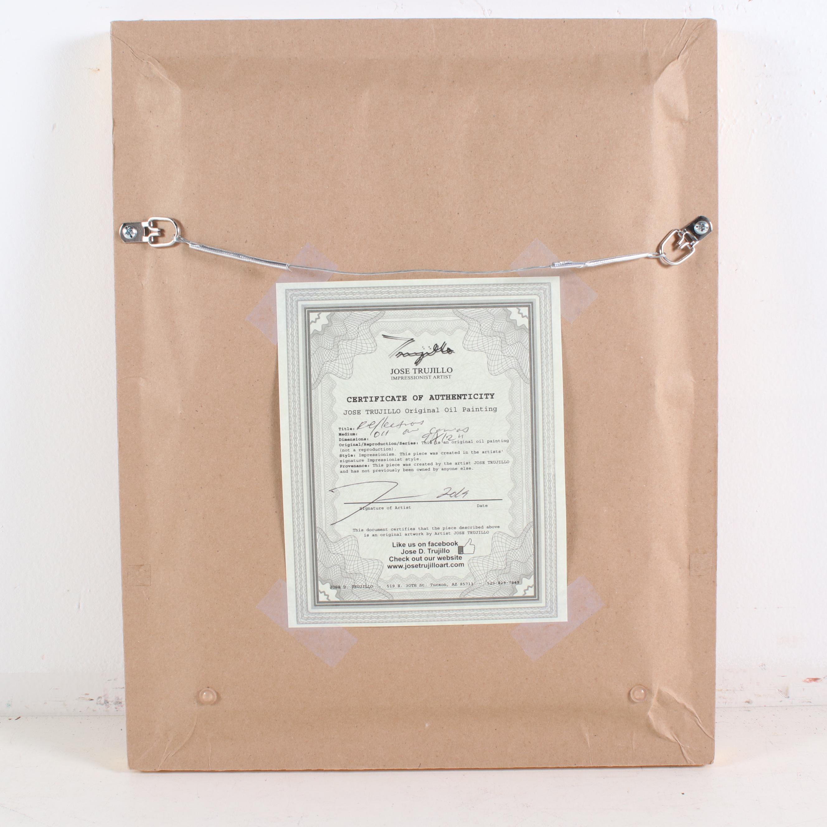 Jose Trujillo Oil Painting "Reflections", 2019