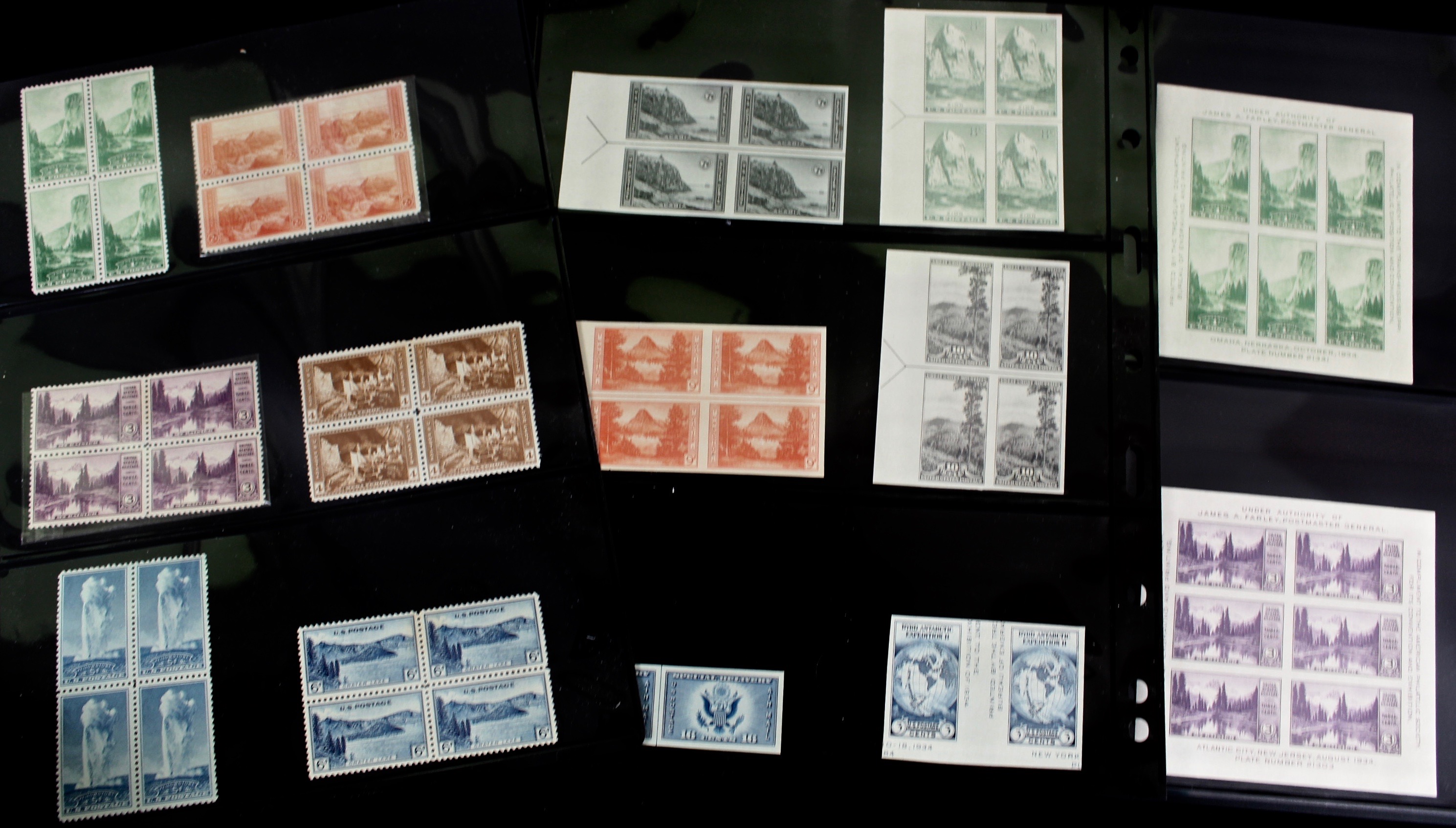 Vintage Farley Stamp Collection