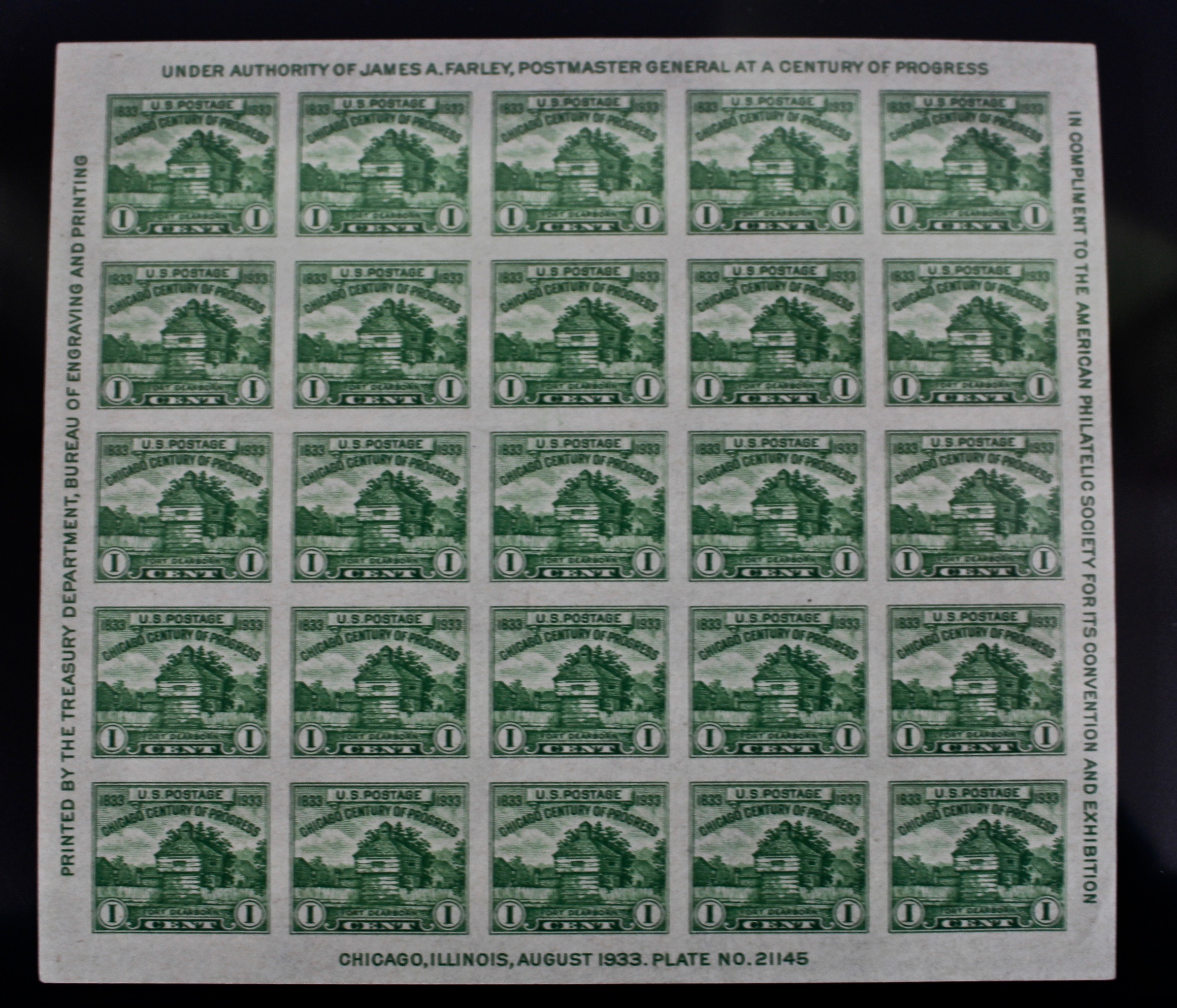 Vintage Farley Stamp Collection