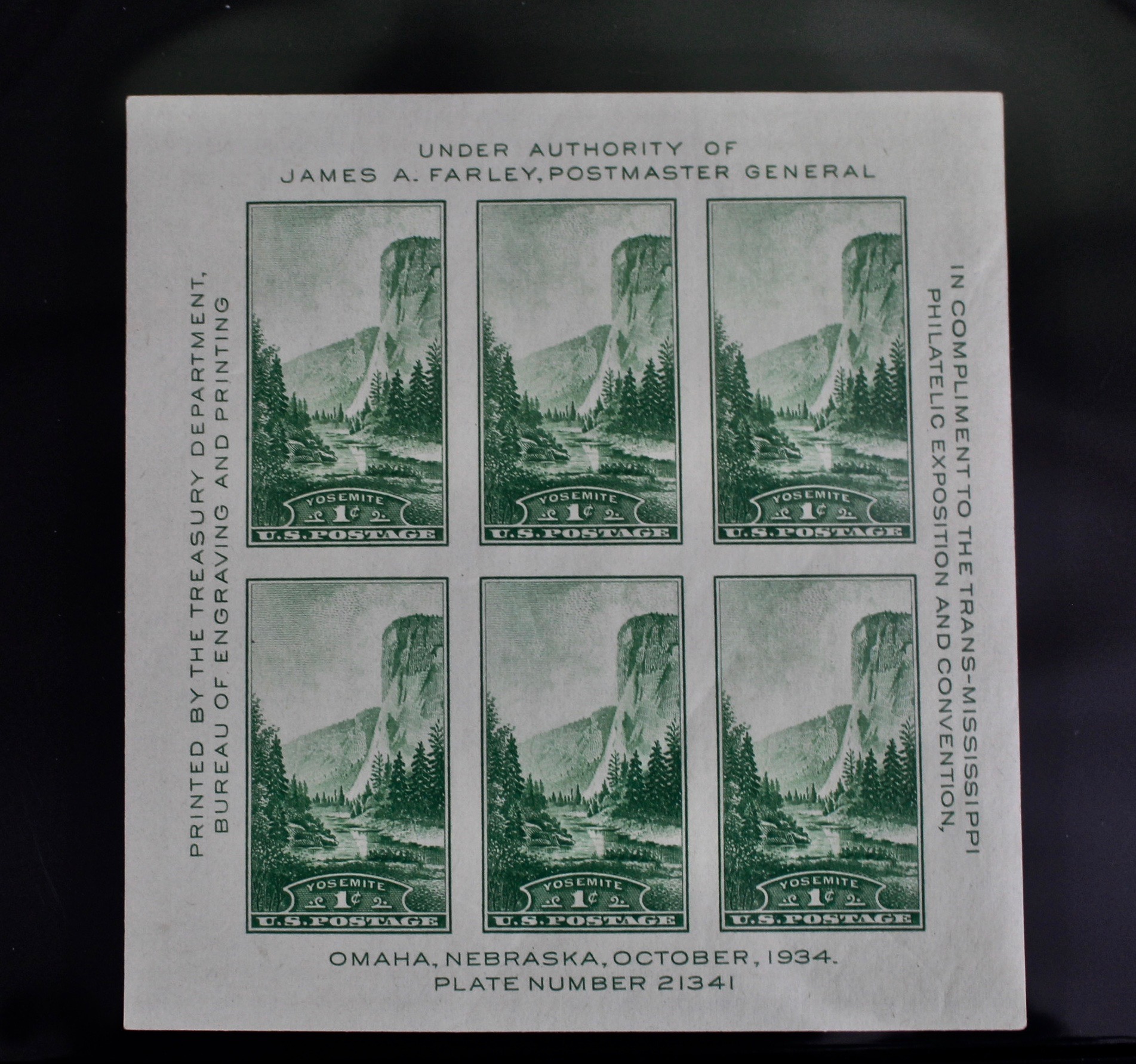 Vintage Farley Stamp Collection