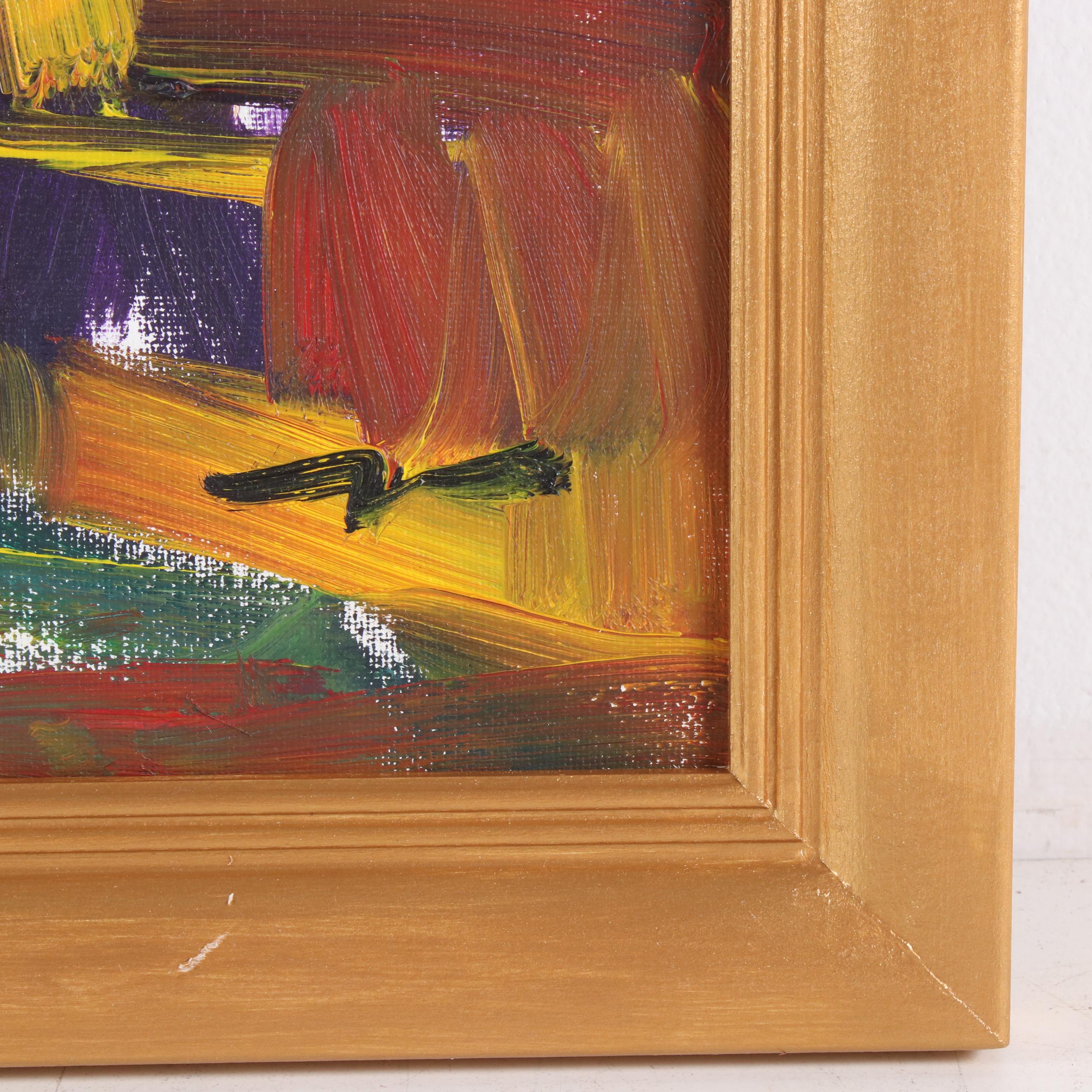 Jose Trujillo Oil Painting "The Rancher's Land", 2019