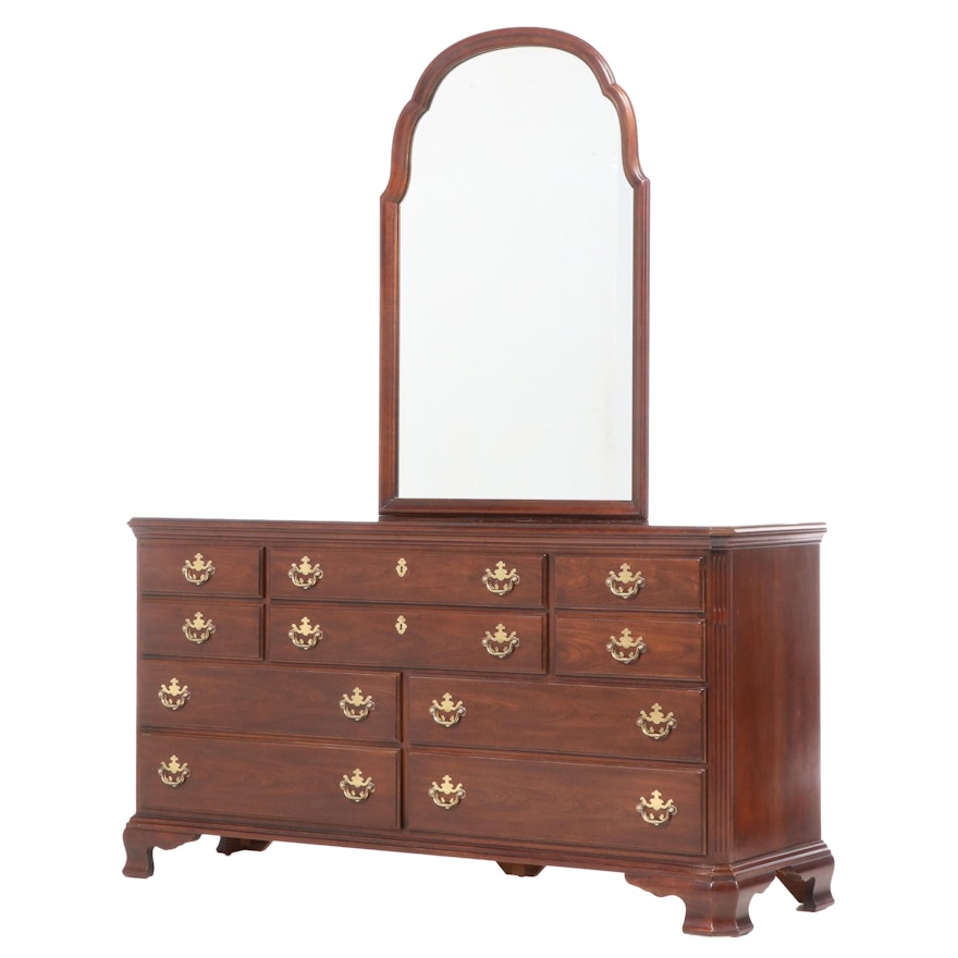 Drexel Heritage Chippendale Style Cherrywood Dresser