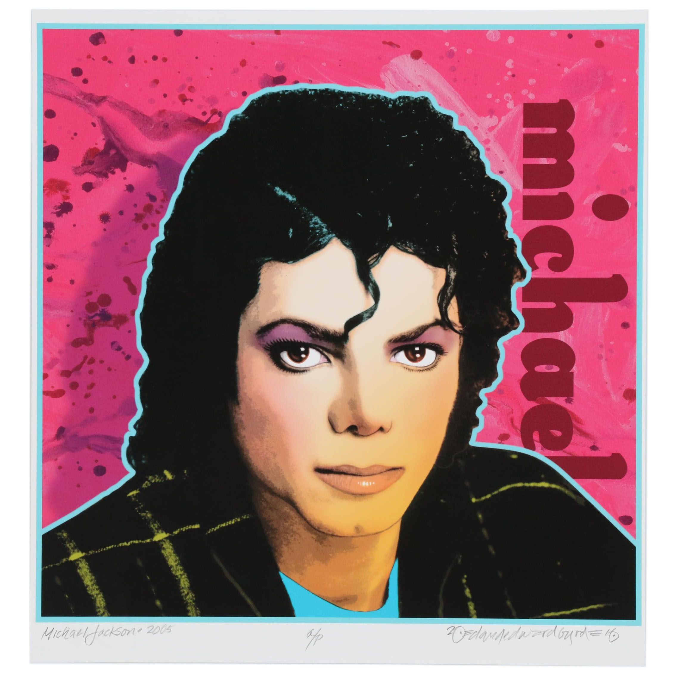 David Edward Byrd Giclée "Michael Jackson - 2005", 2010