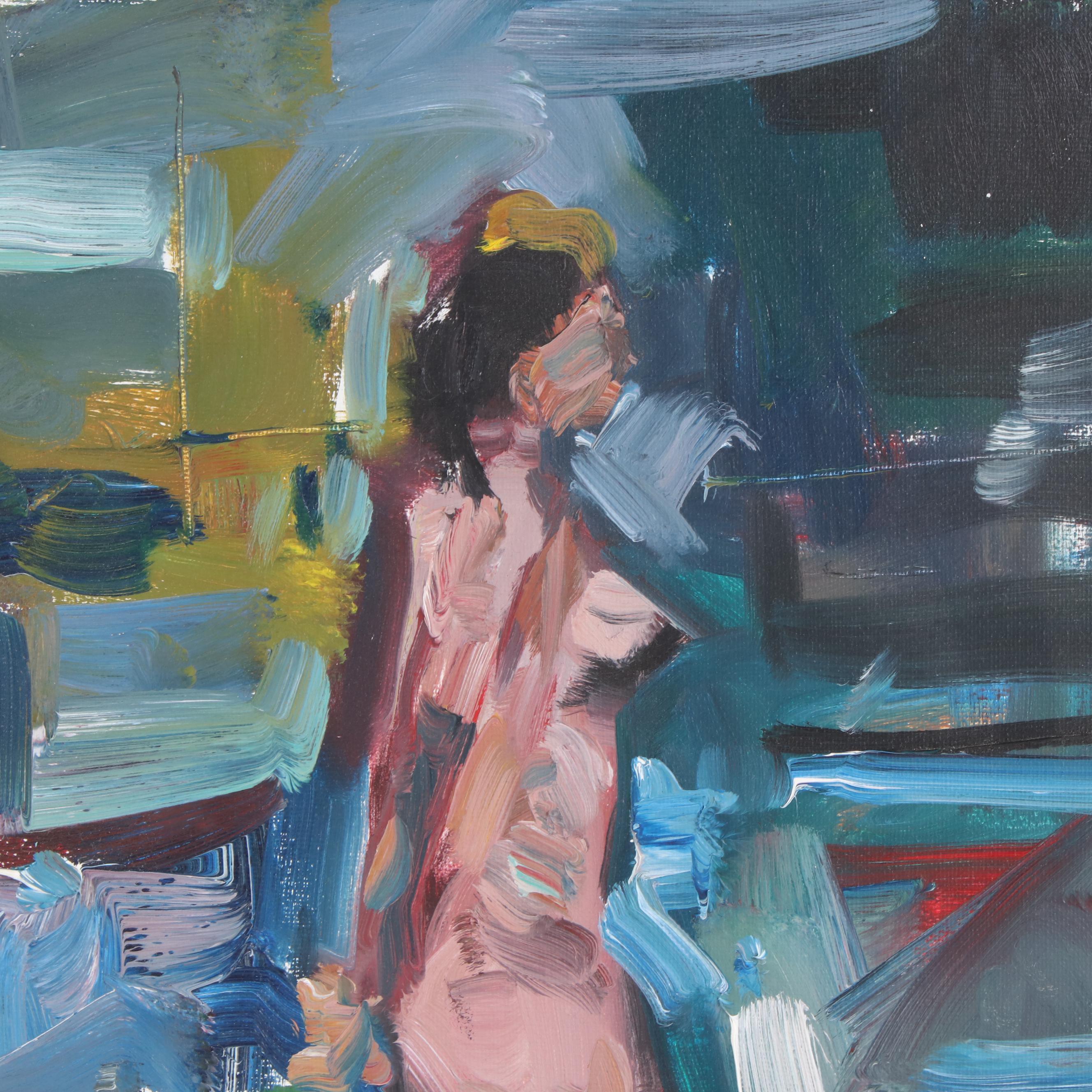 Jose Trujillo Oil Painting "Nude"