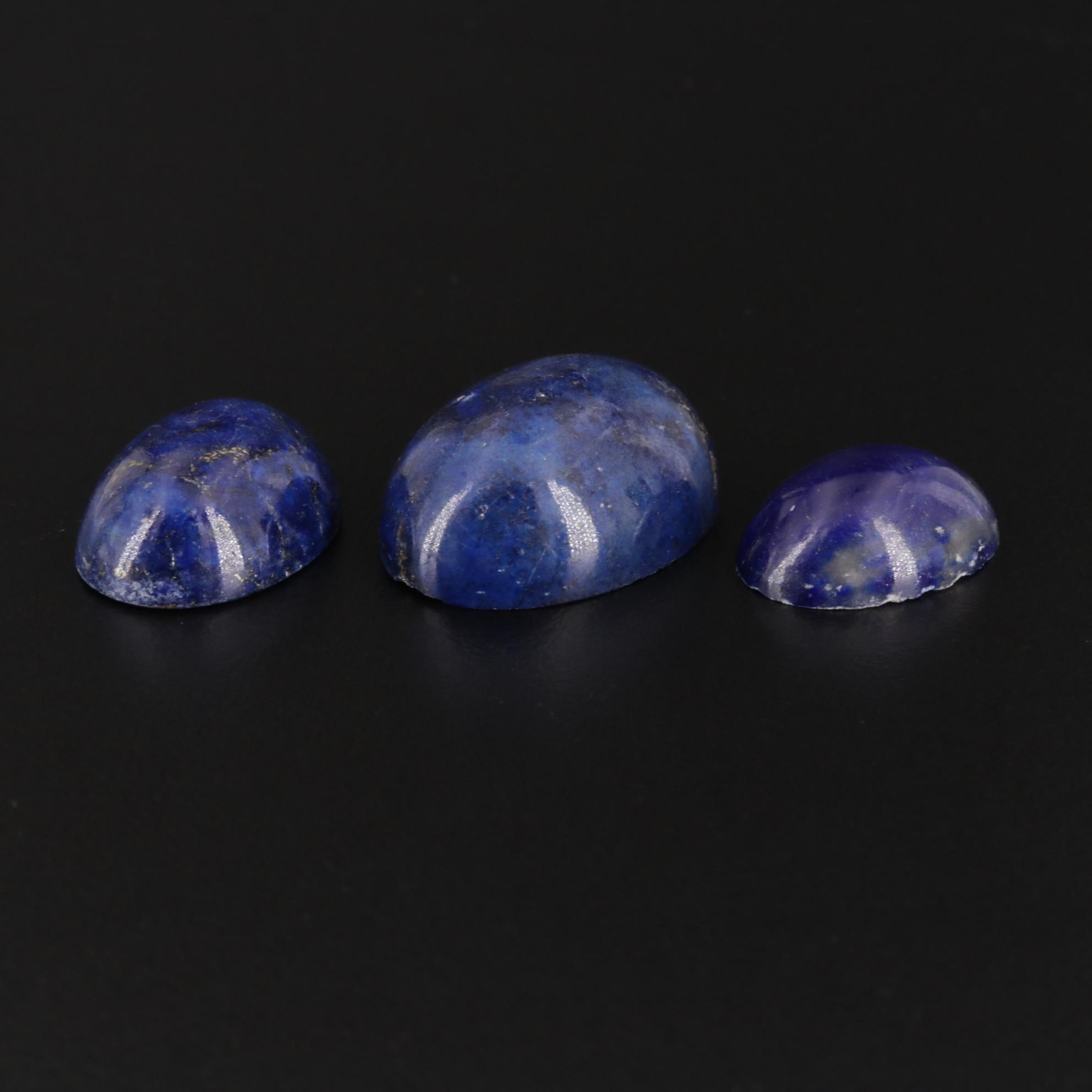 Loose 65.83 CTW Lapis Lazuli Cabochons
