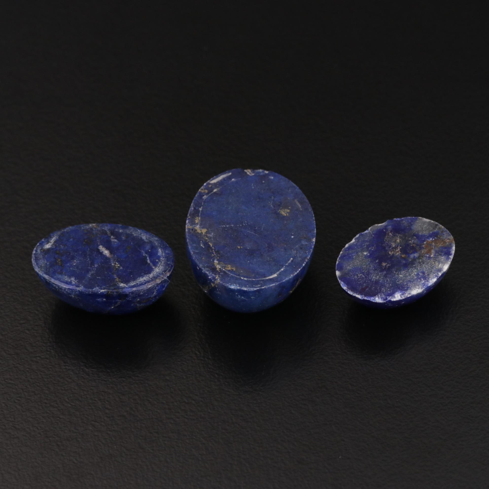 Loose 65.83 CTW Lapis Lazuli Cabochons