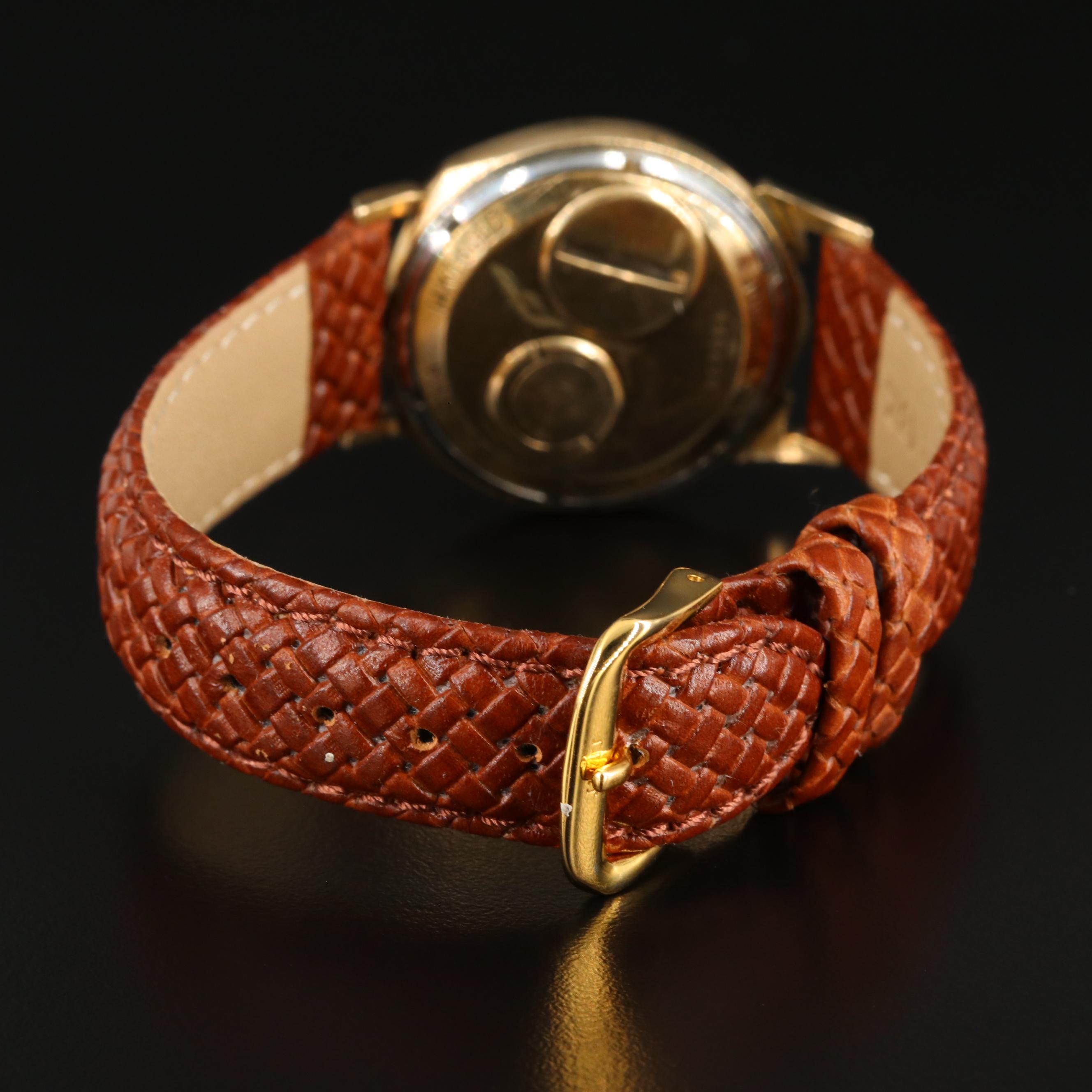 Bulova Accutron Spaceview 14K Gold Watch