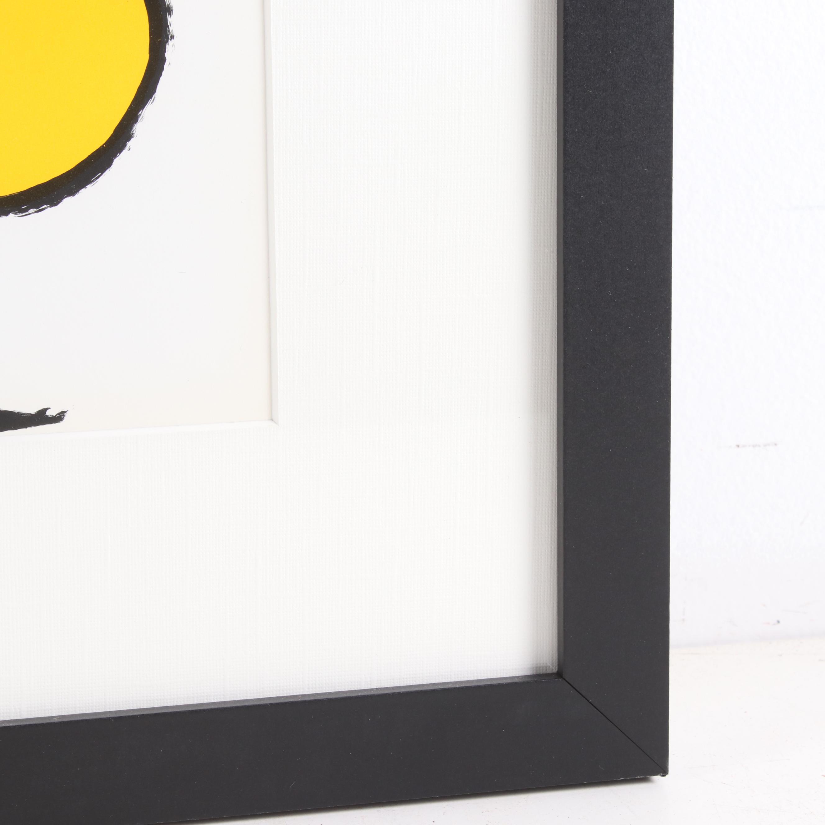 Alexander Calder Double-Page Color Lithograph for "Derrière le Miroir", 1971