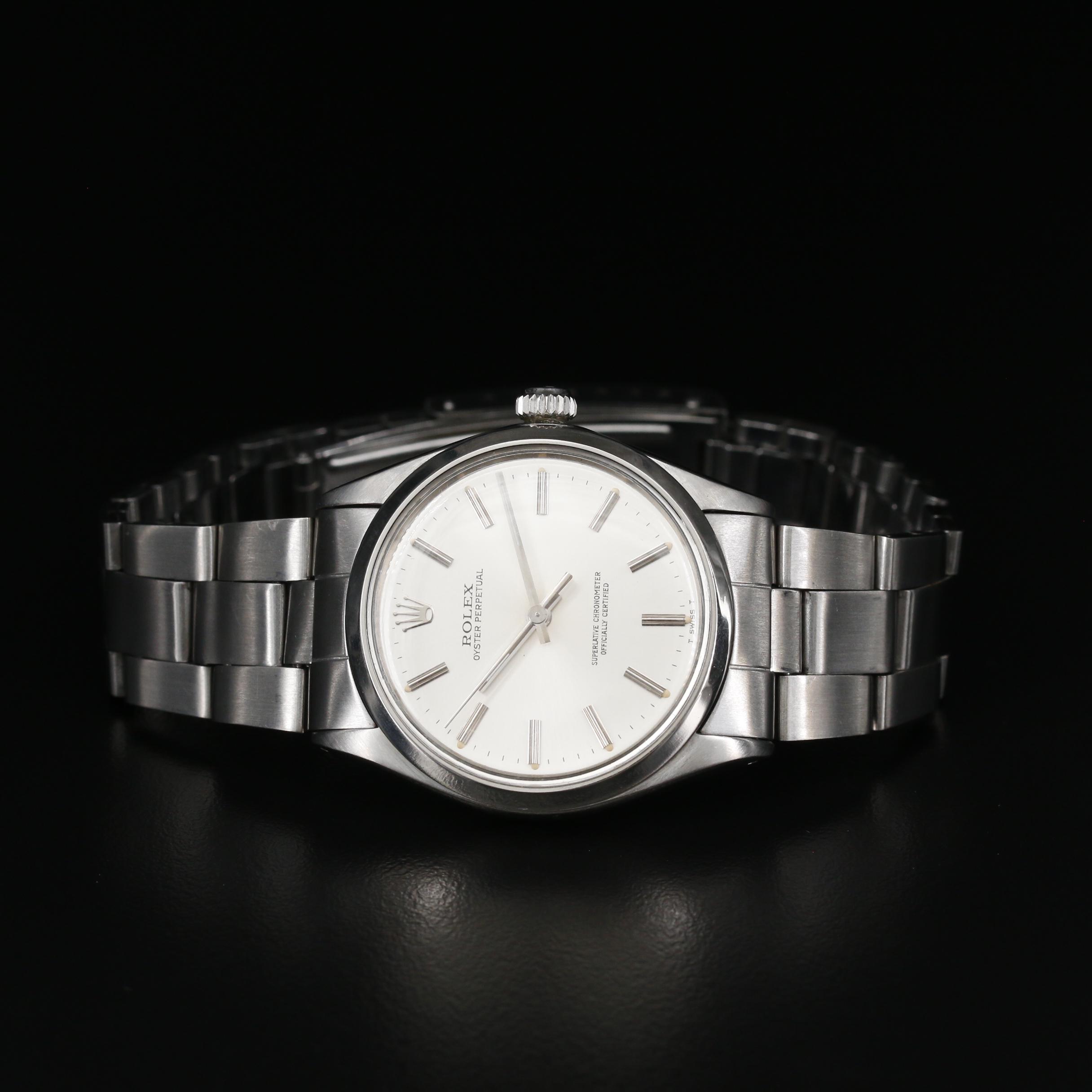 1969 Rolex Oyster Perpetual Stainless Steel Watch