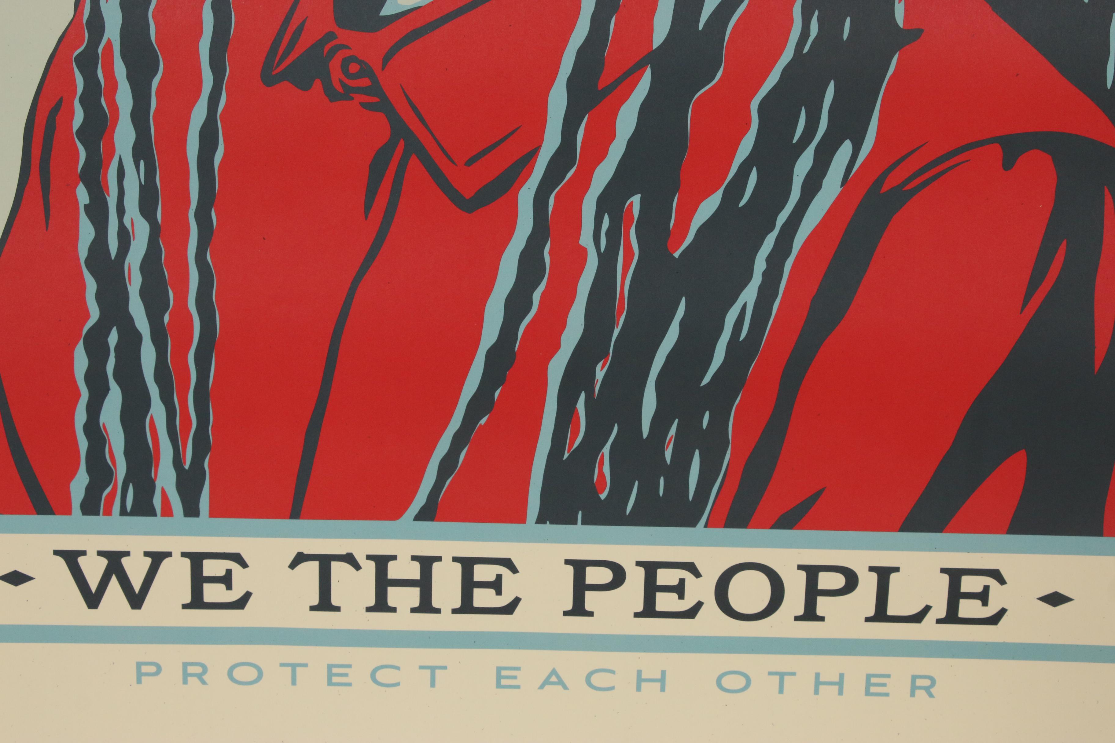 Shepard Fairey Offset Poster "We the People: Protect Each Other"