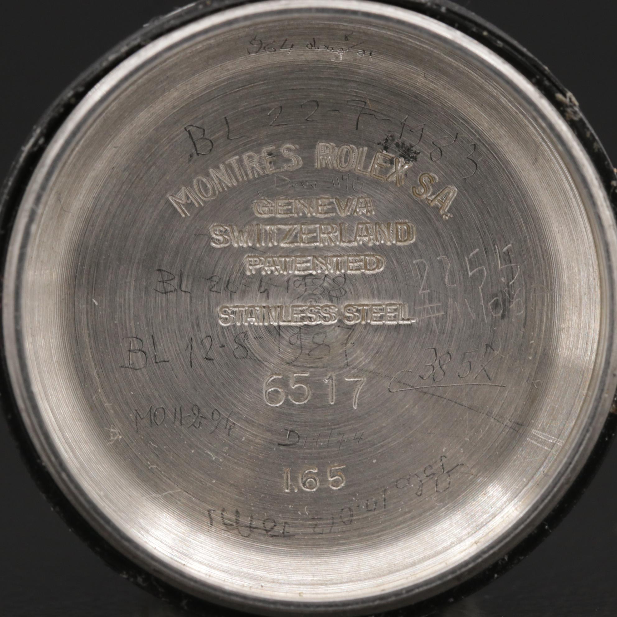 1965 Rolex Datejust 14K Gold and Stainless Steel Automatic Watch