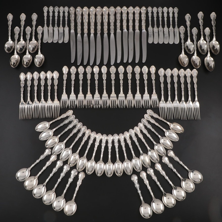 Gorham "Strasbourg" Sterling Silver Flatware, Mid to Late 20th Century