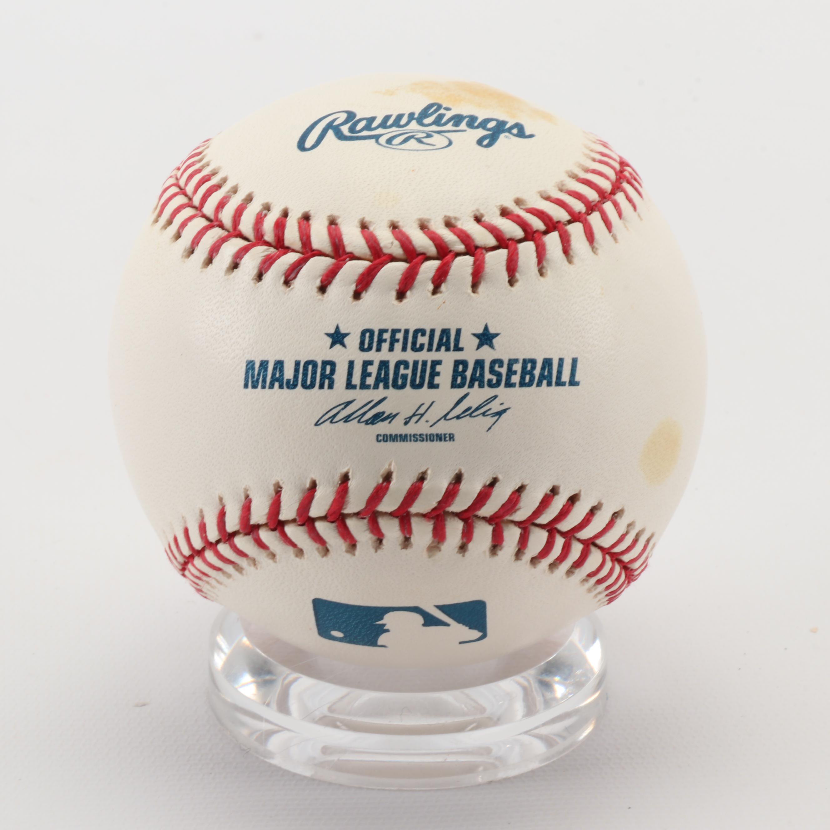 Bob Costas and Chris Berman Signed Major League Baseballs  COAs