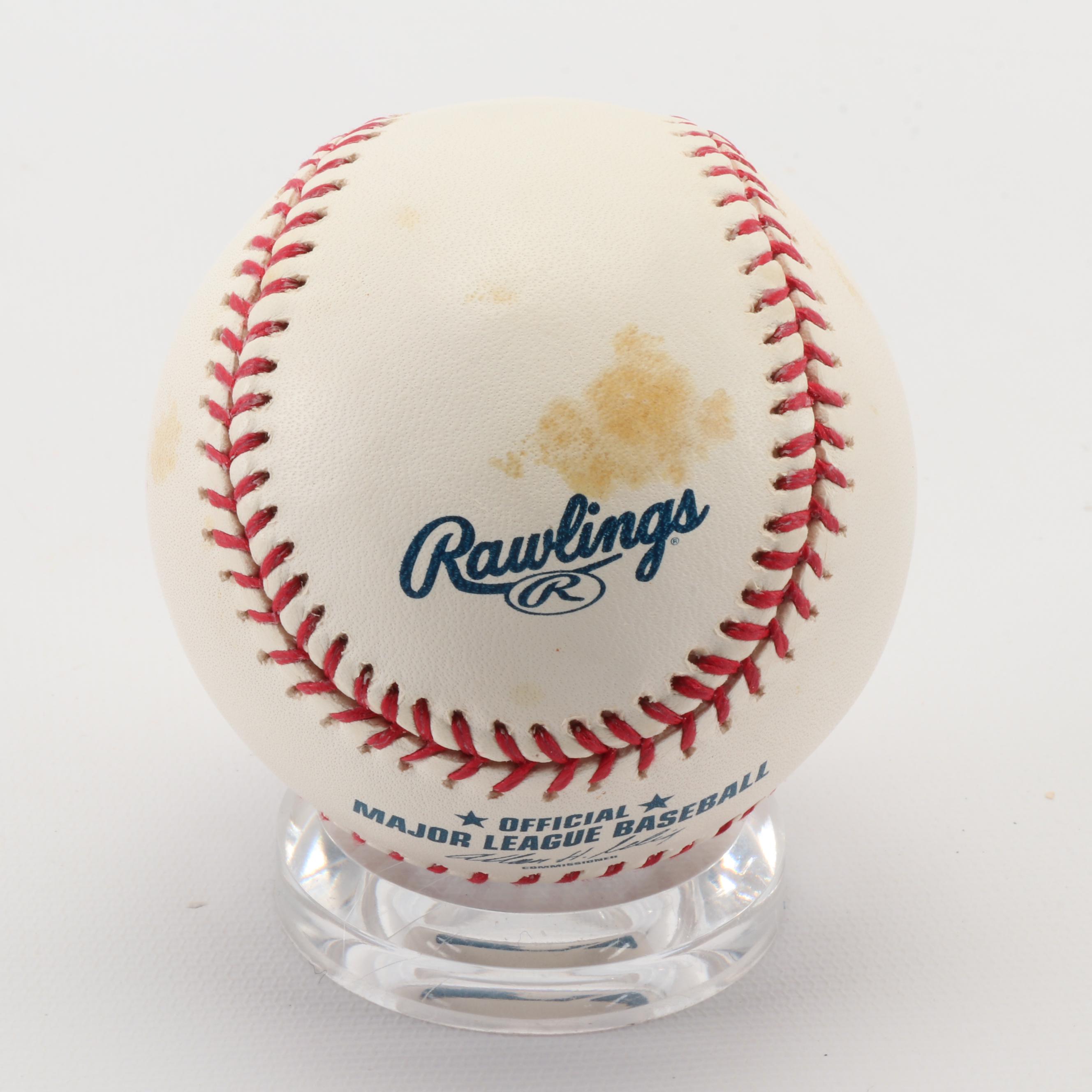 Bob Costas and Chris Berman Signed Major League Baseballs  COAs