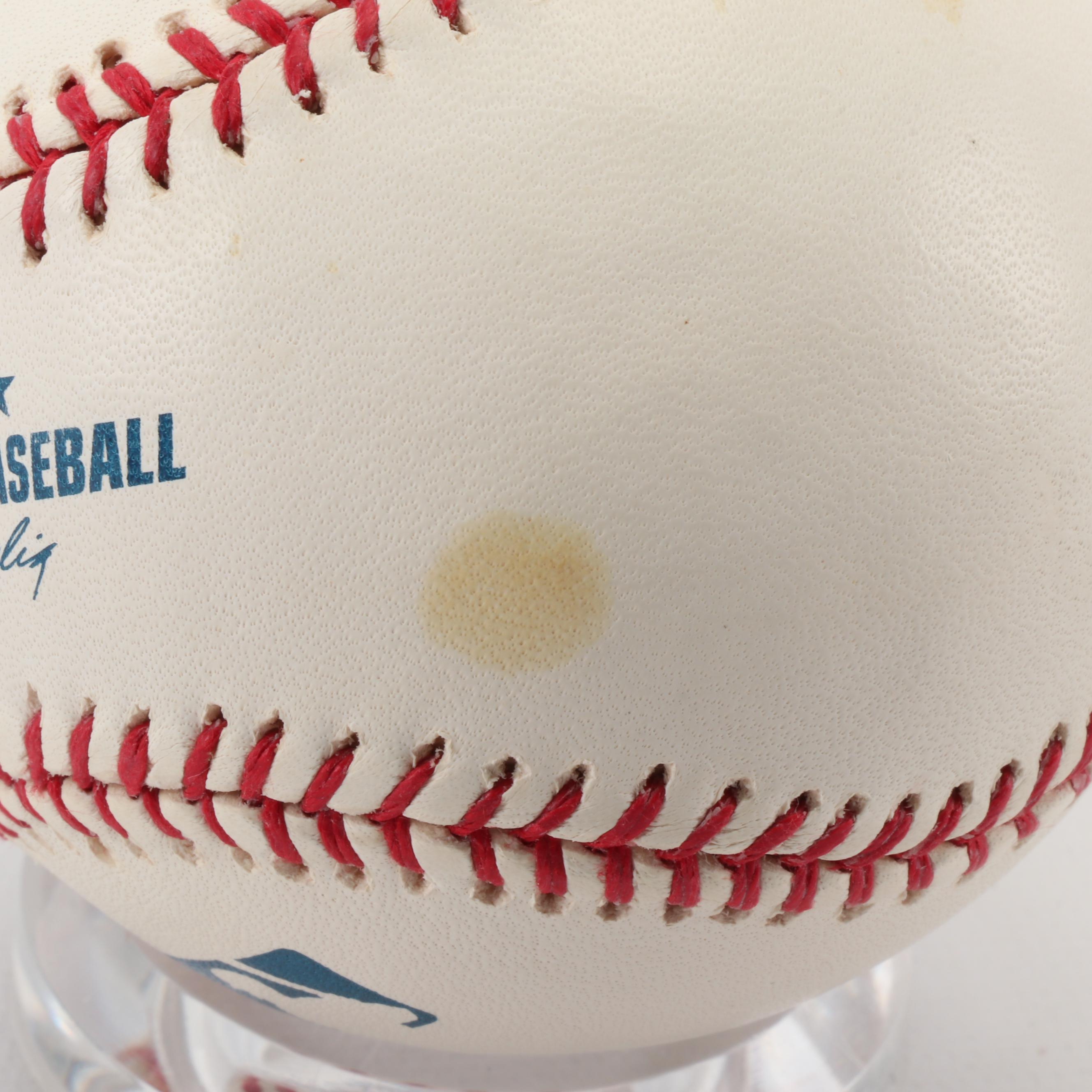 Bob Costas and Chris Berman Signed Major League Baseballs  COAs