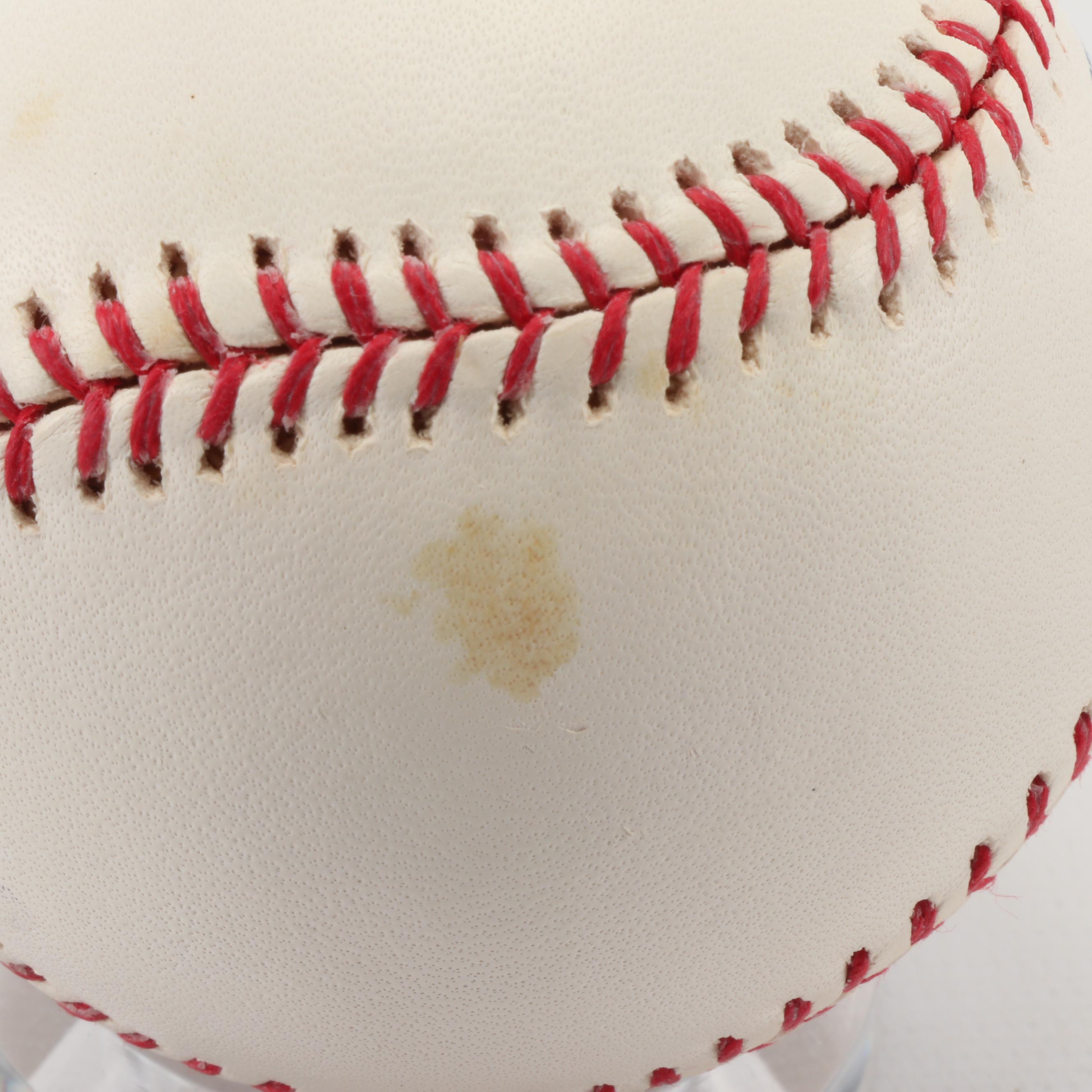 Bob Costas and Chris Berman Signed Major League Baseballs  COAs