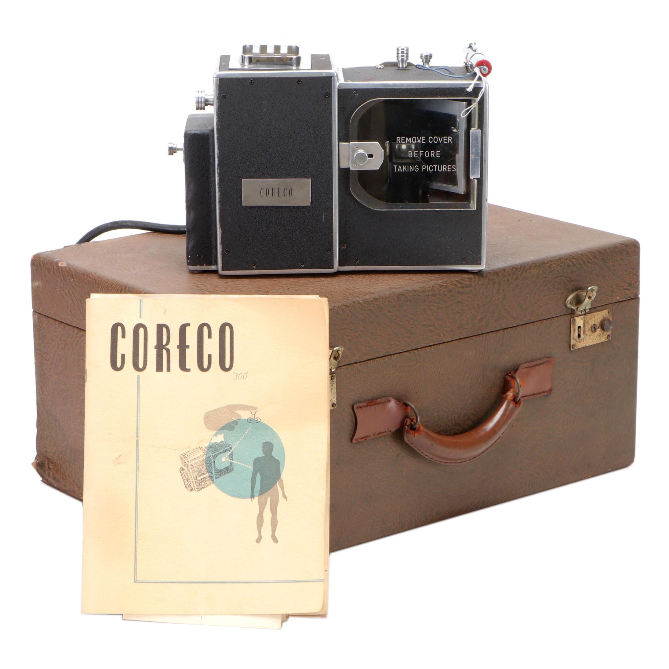 Coreco Research Co. Bucky Model 300 Automatic Film Medical Camera, 1940s