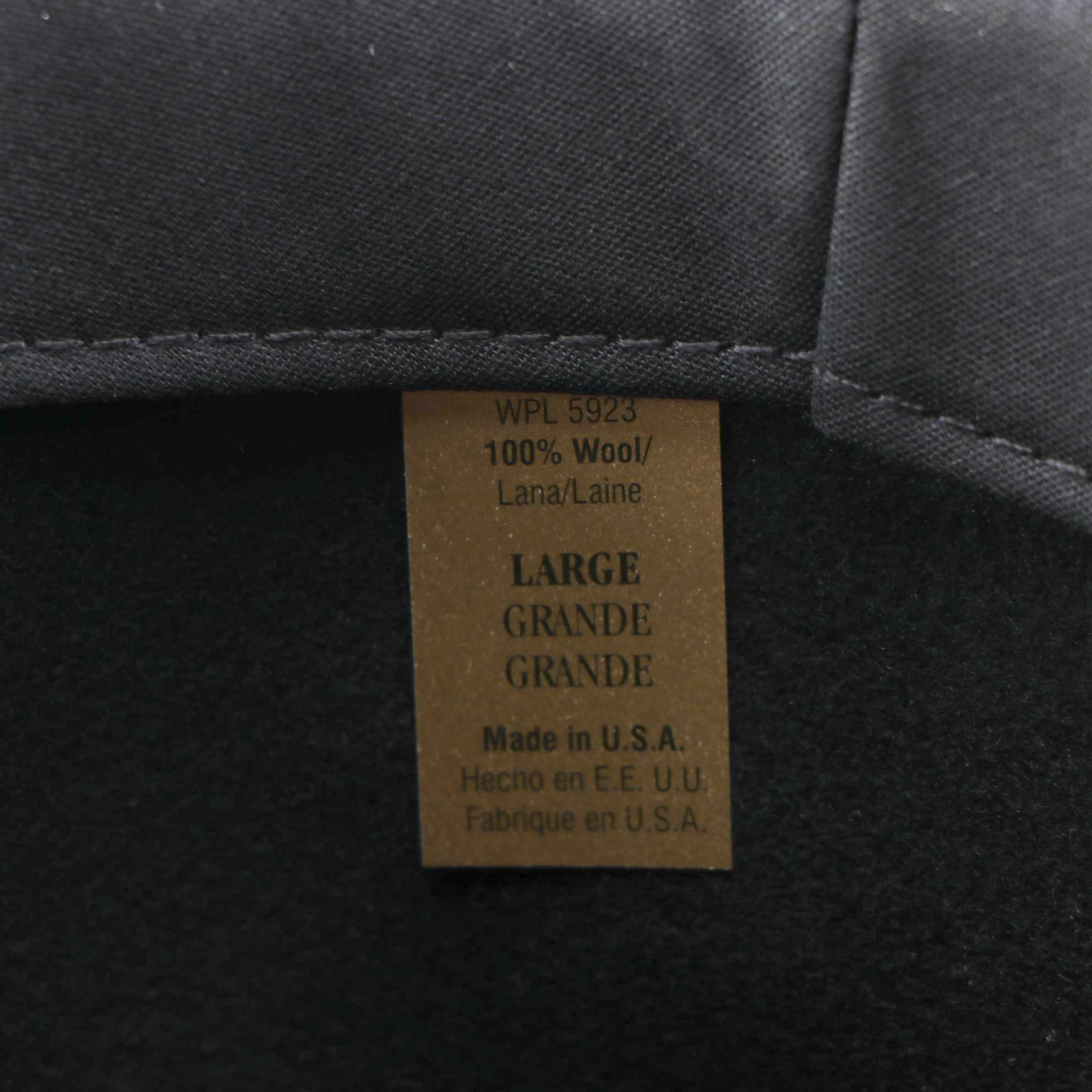 Men's Orvis Straw Panama Hat and Black Wool Fedoras