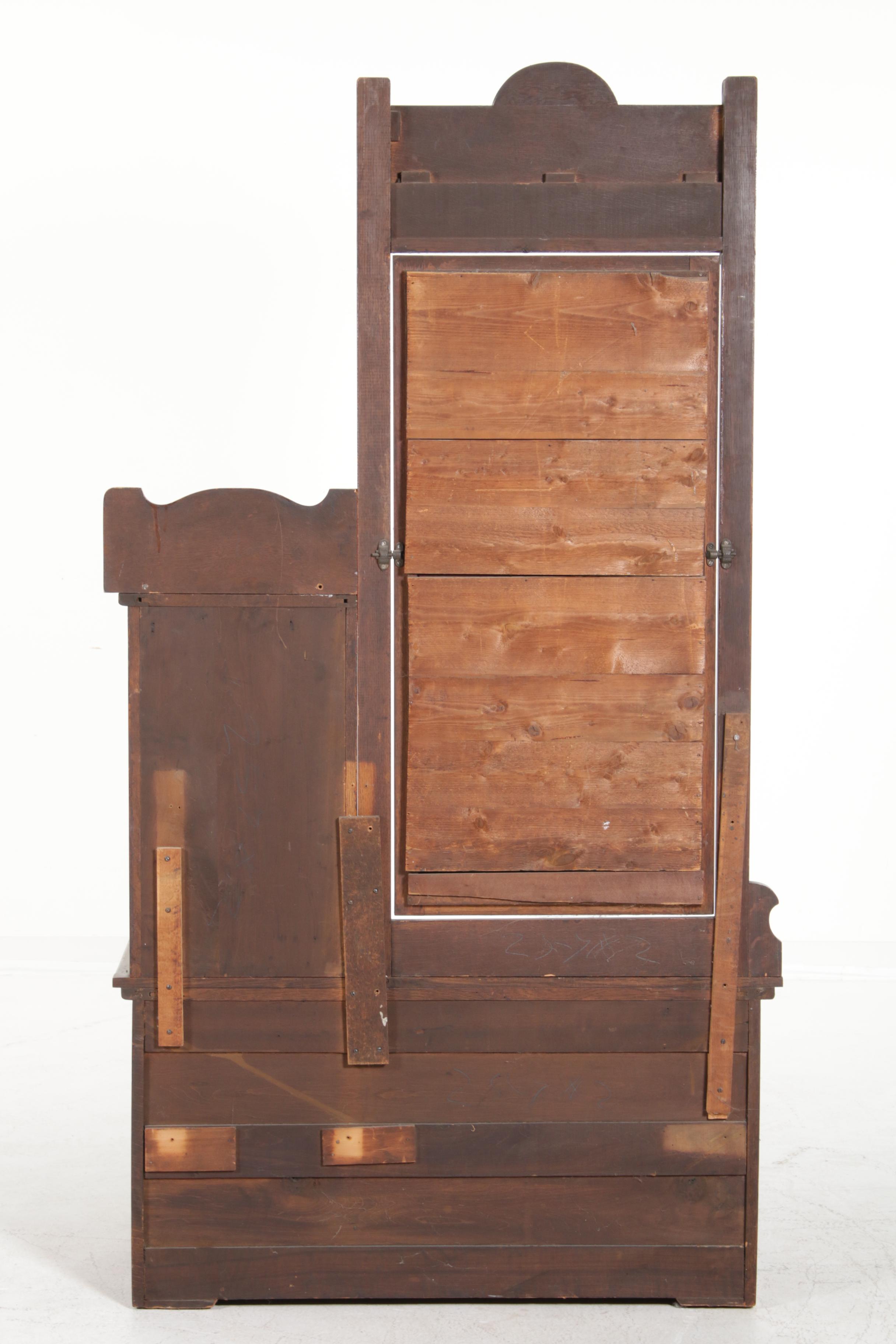 Late Victorian Hardwood Gentleman's Dresser, Late 19th/Early 20th Century