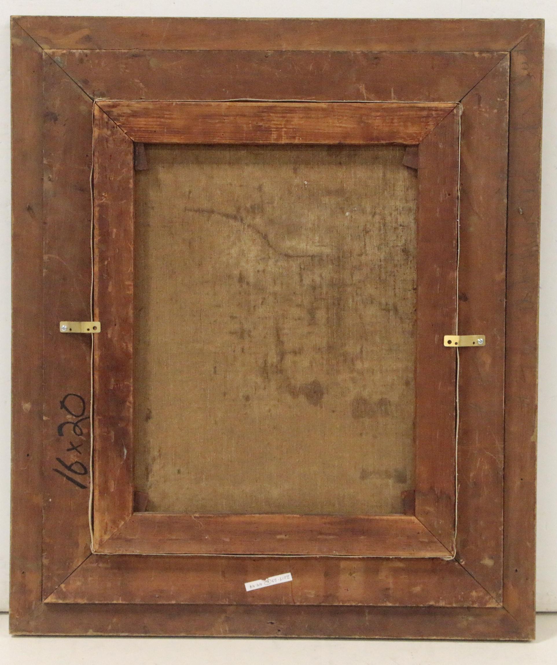 Gustave Adolph Wiegand Landscape Oil Painting of Forest Scene