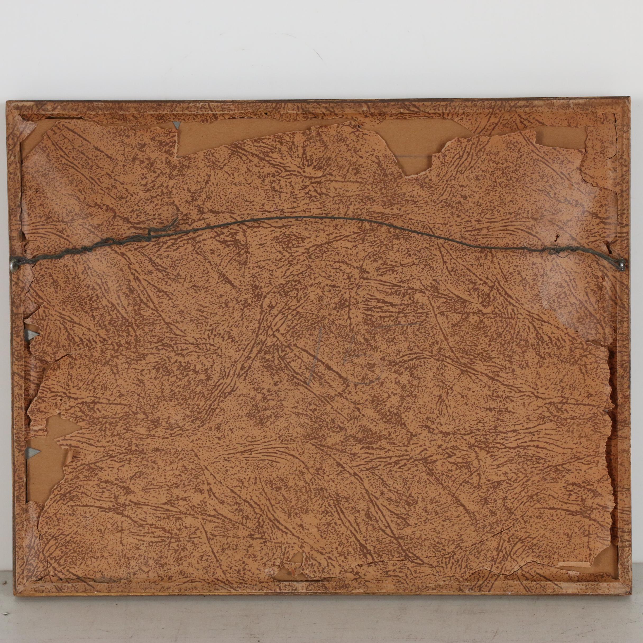 B. Cory Kilvert Whimsical Gouache Illustration, Circa 1940