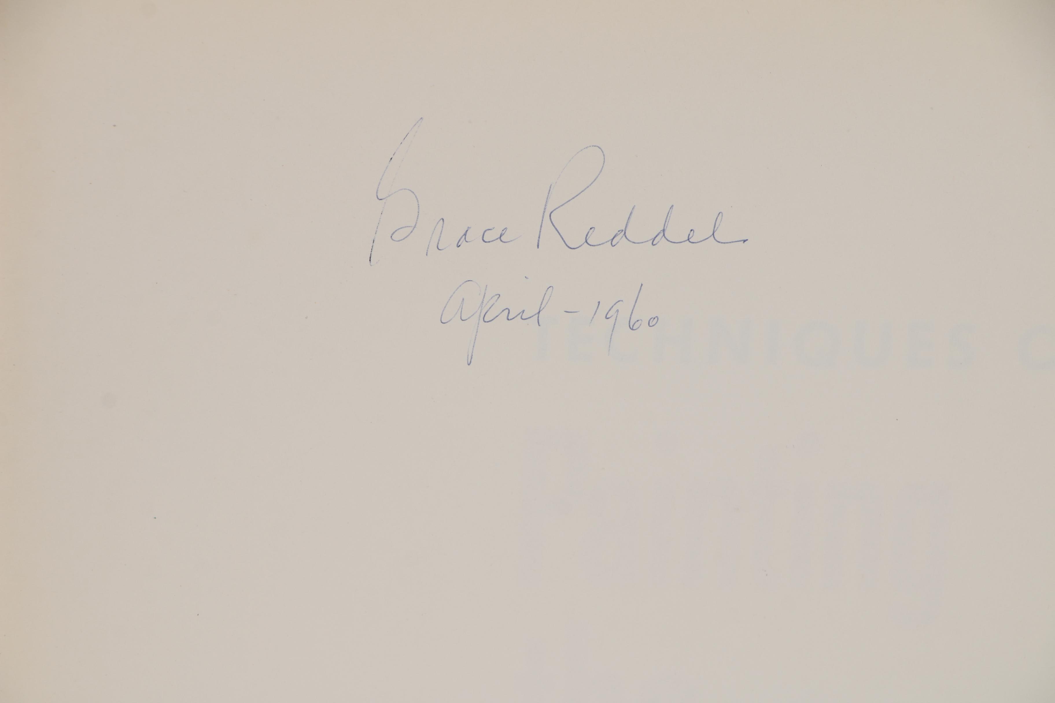 Henry Martin Gasser Watercolor Painting with "Techniques of Painting..." Book