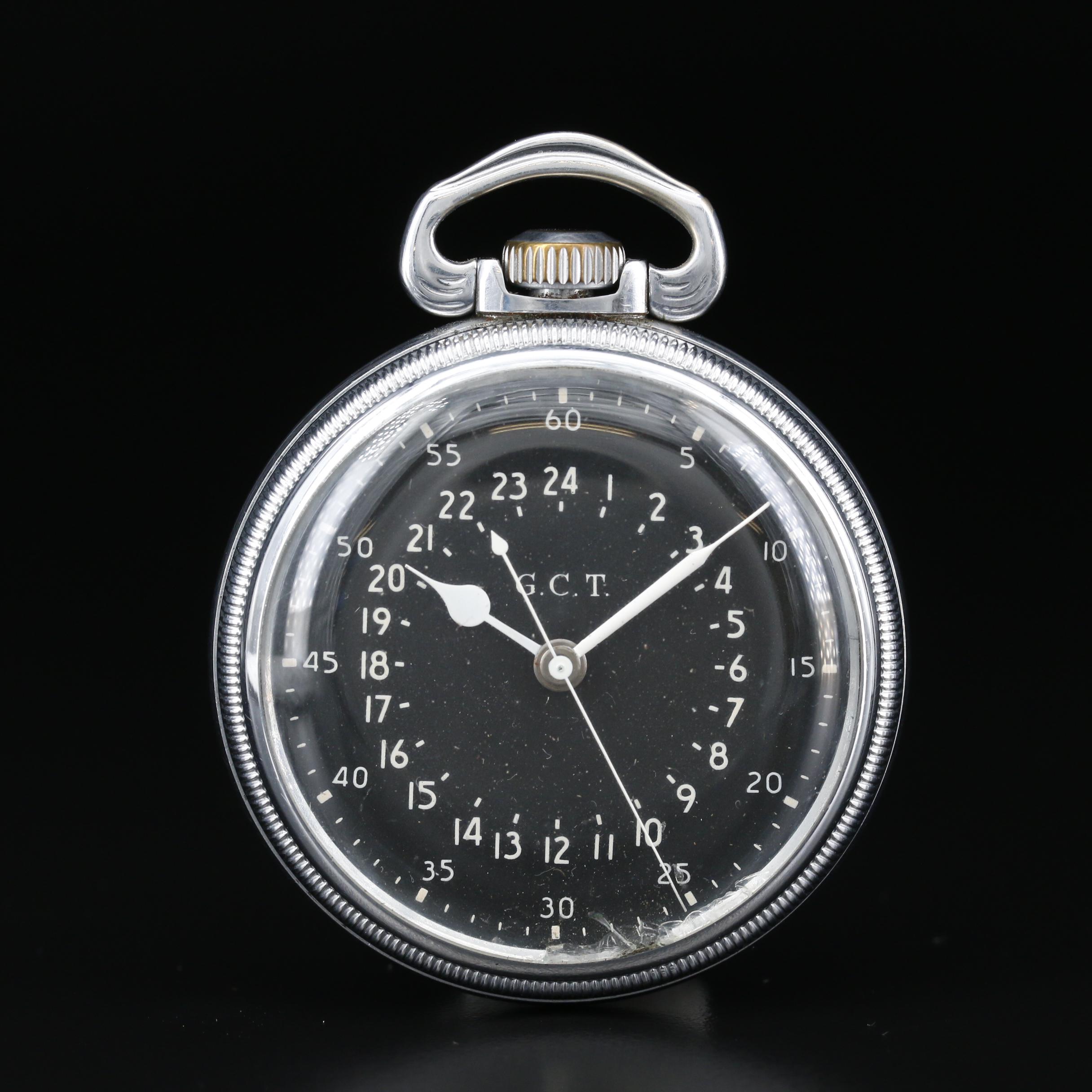 Vintage Hamilton AN-5740 WWII U.S. Army Air Force Navigation Pocket Watch