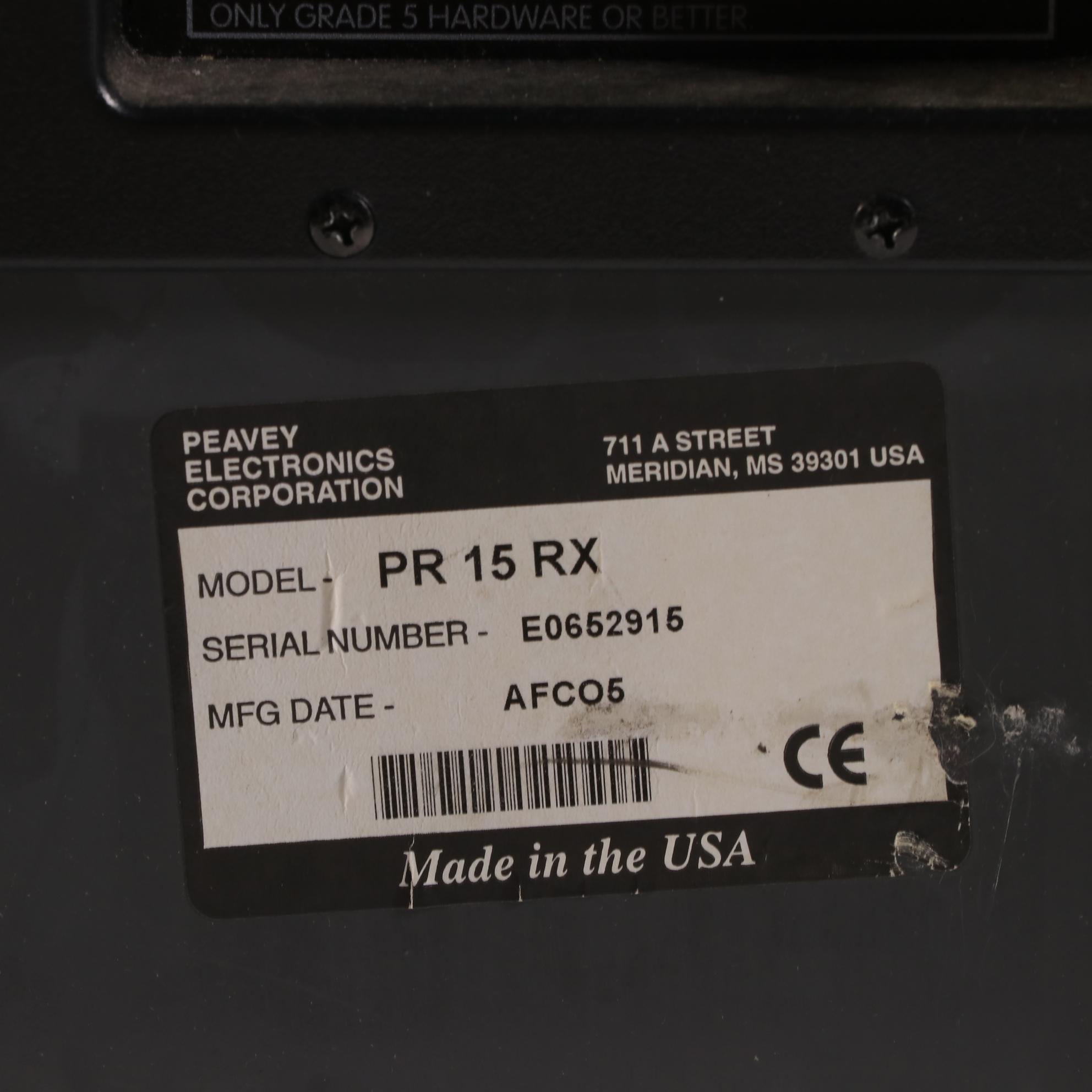 Peavey PR 15 Floor Speaker