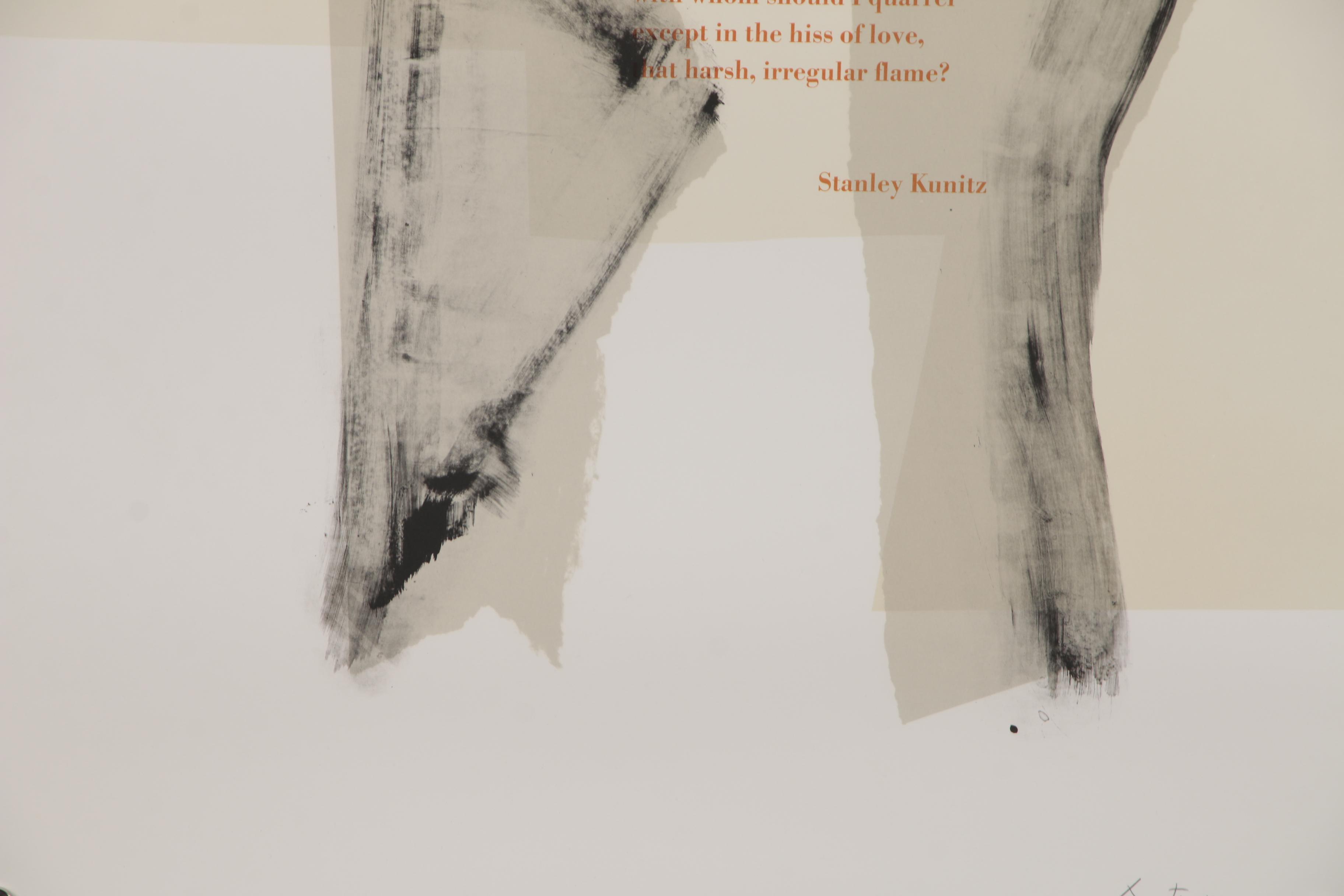 Robert Motherwell Lithograph "The Quarrel"